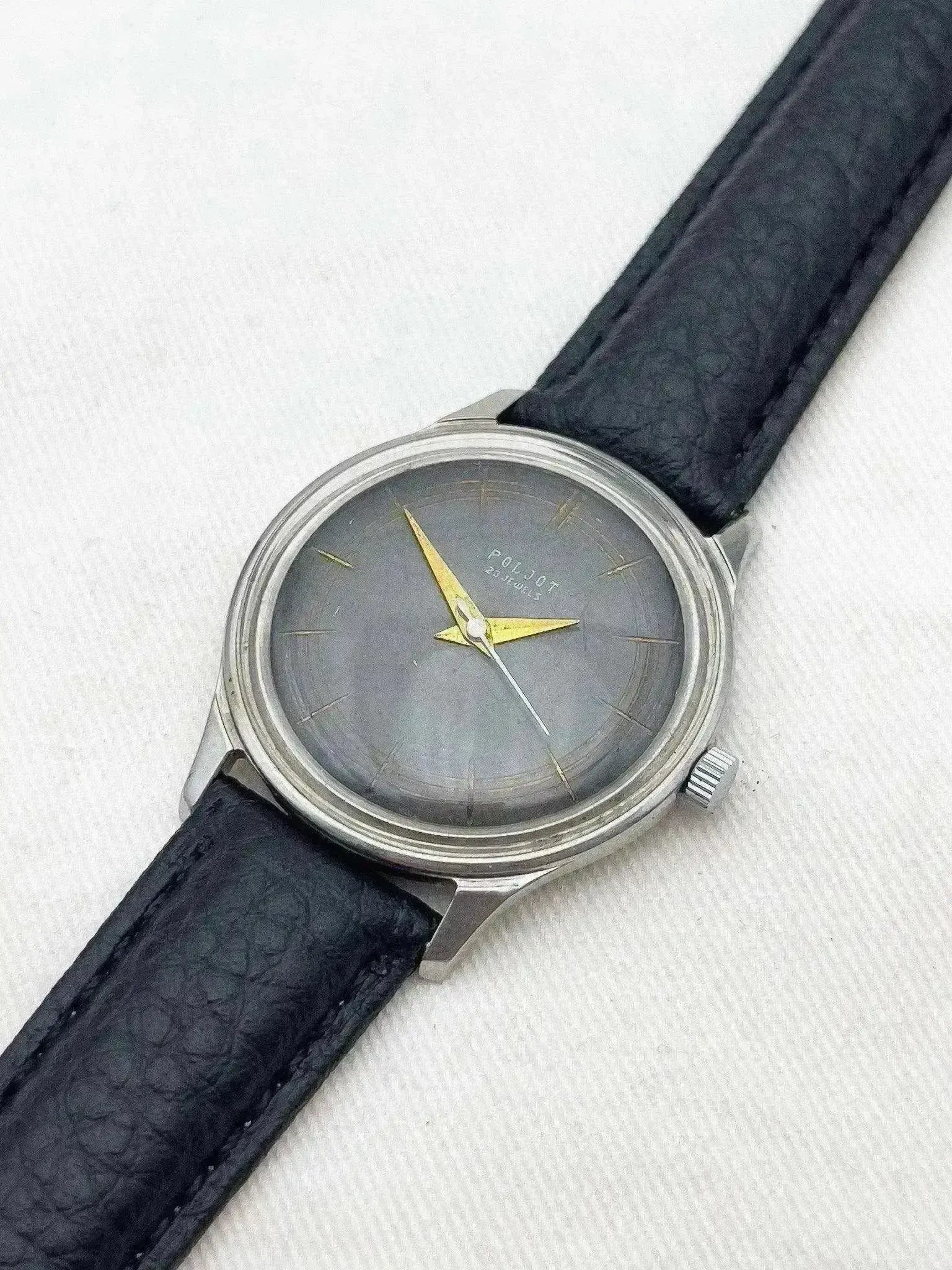 Vostok - Acier noir dauphine or - 1970s - Atelier Victor