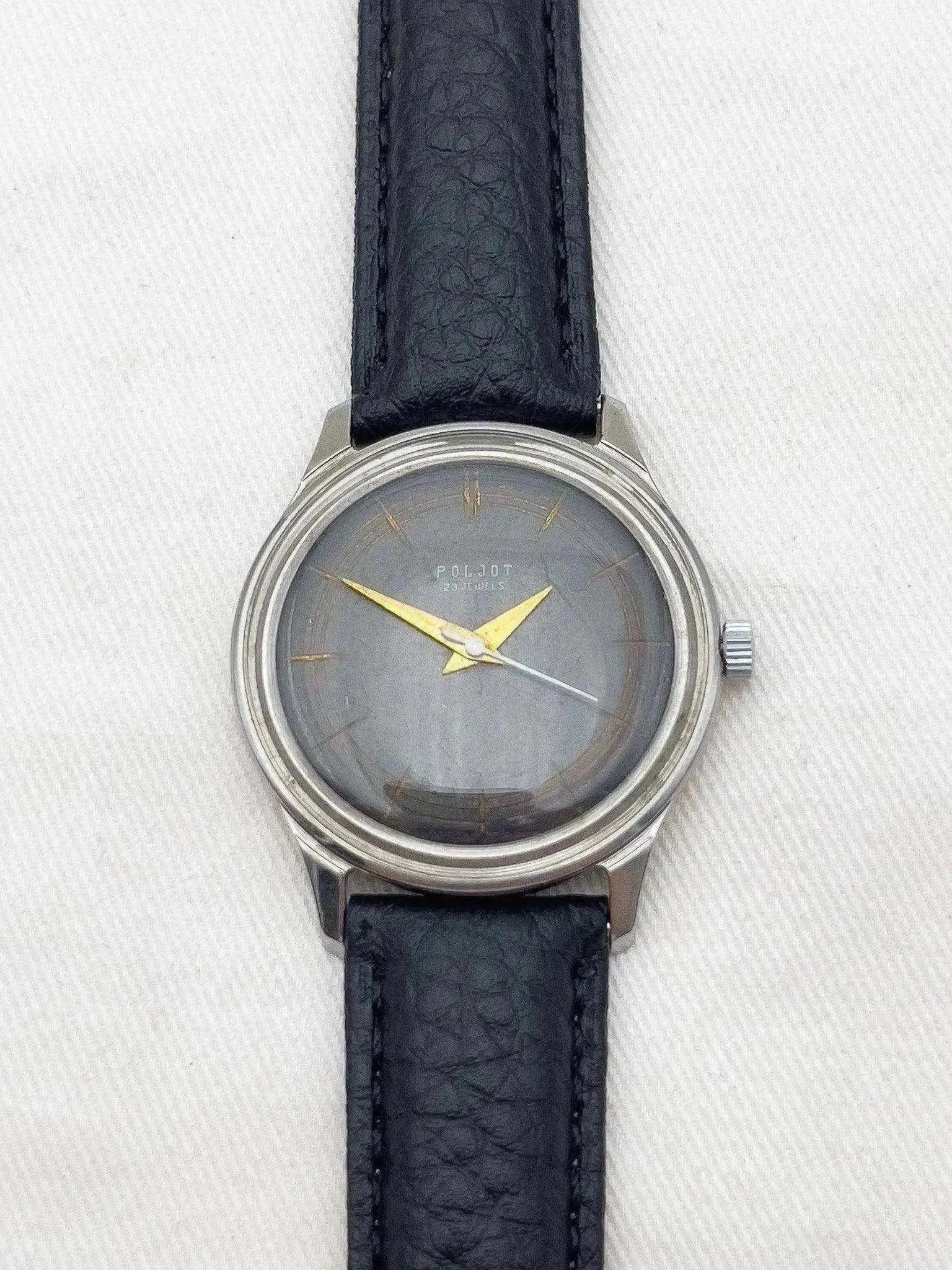 Vostok - Acier noir dauphine or - 1970s - Atelier Victor