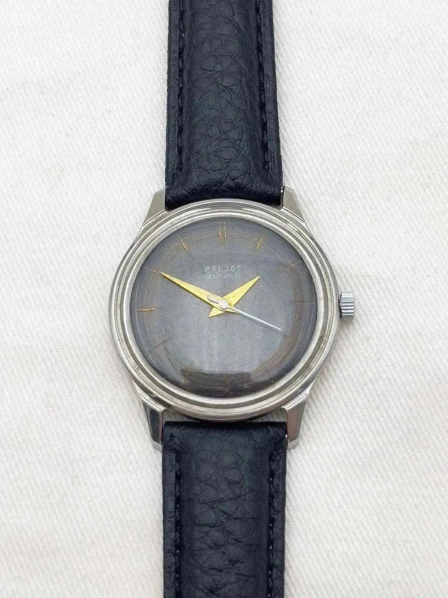 Vostok - Acier noir dauphine or - 1970s - Atelier Victor