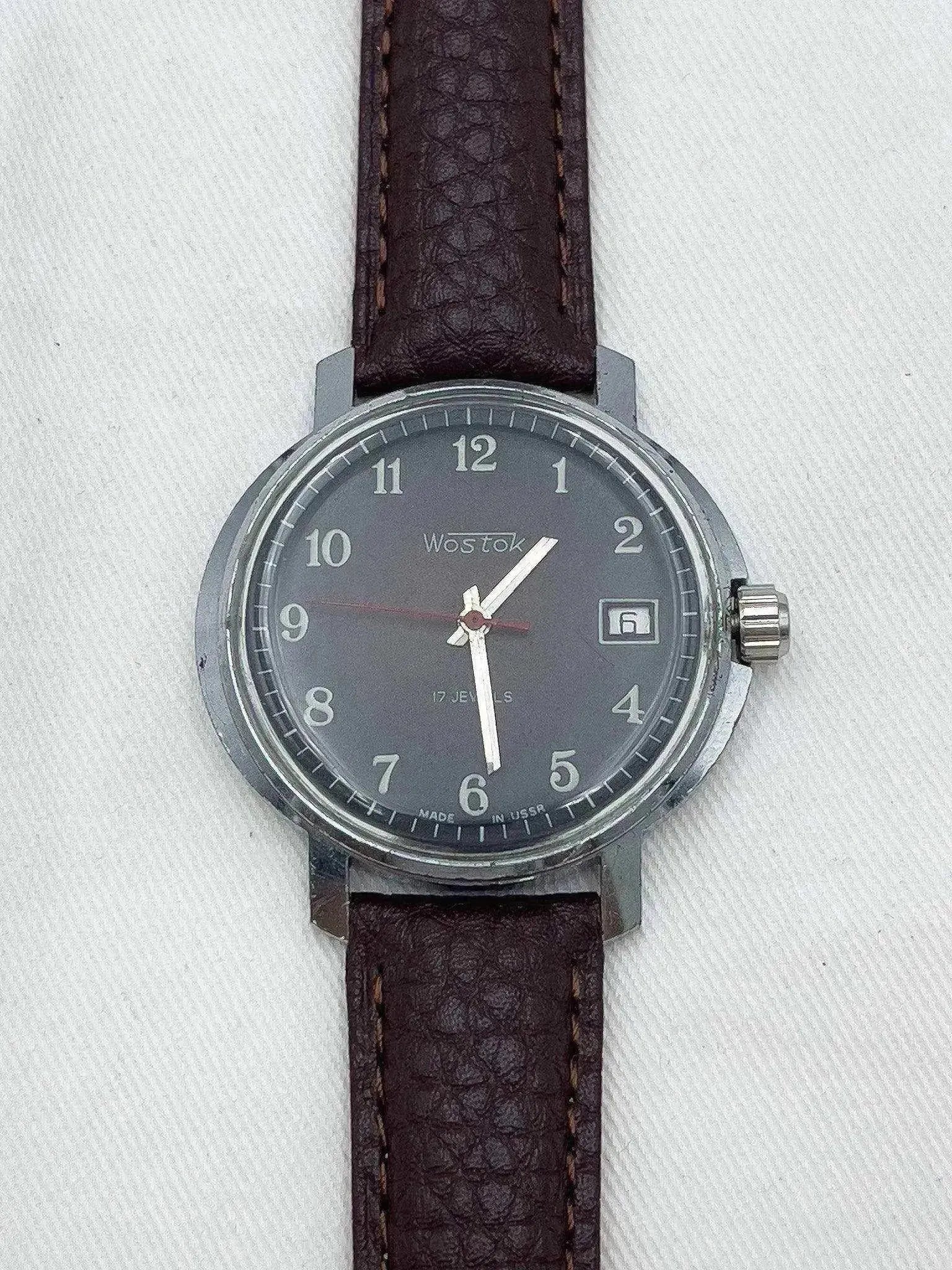 Vostok - Ovale Chocolat - 1970s - Atelier Victor Paris - Vintage Watch Shop Dubai