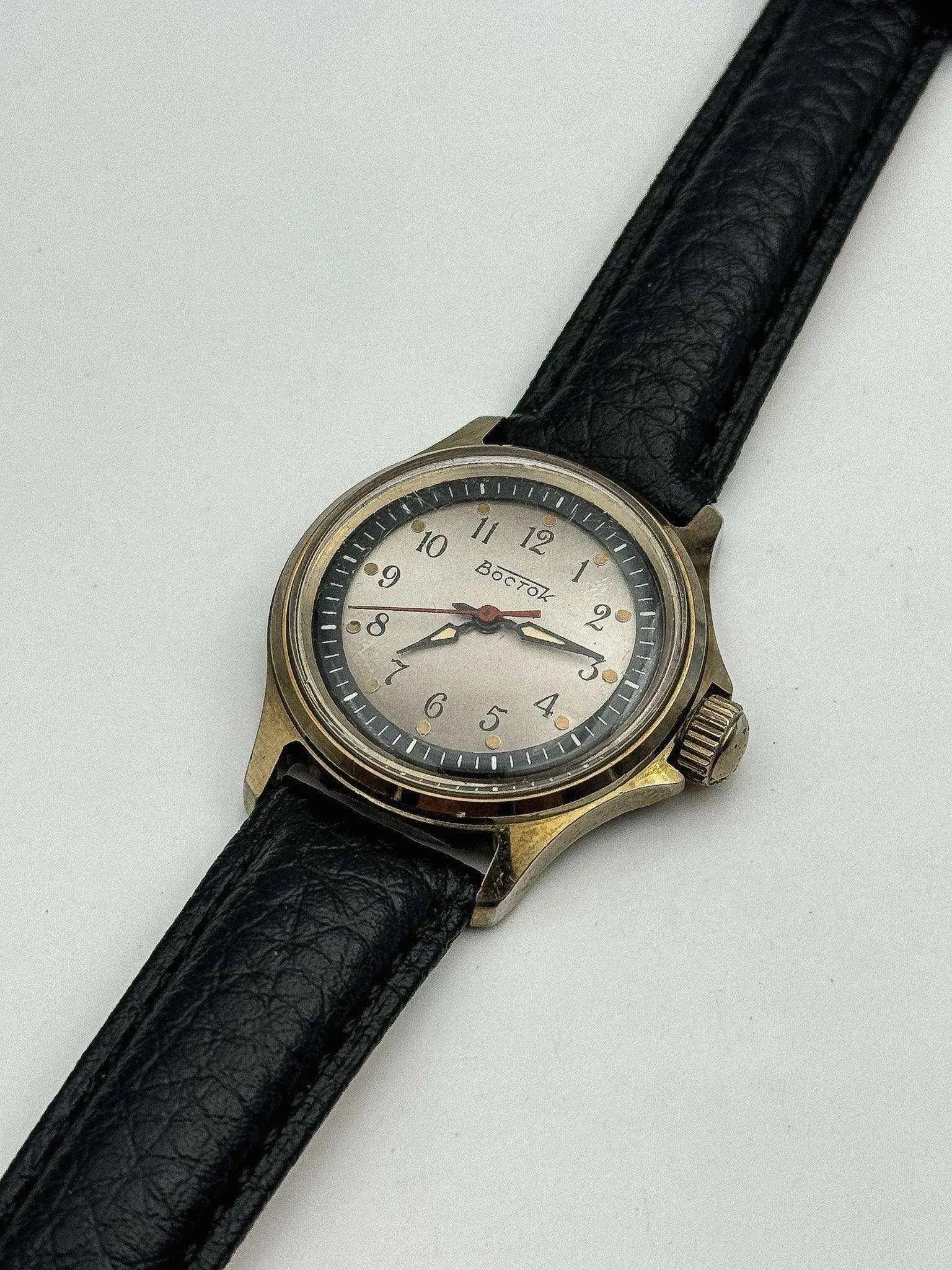Vostok - PVD Gold - 1960s - Atelier Victor Paris - Vintage Watch Shop Dubai