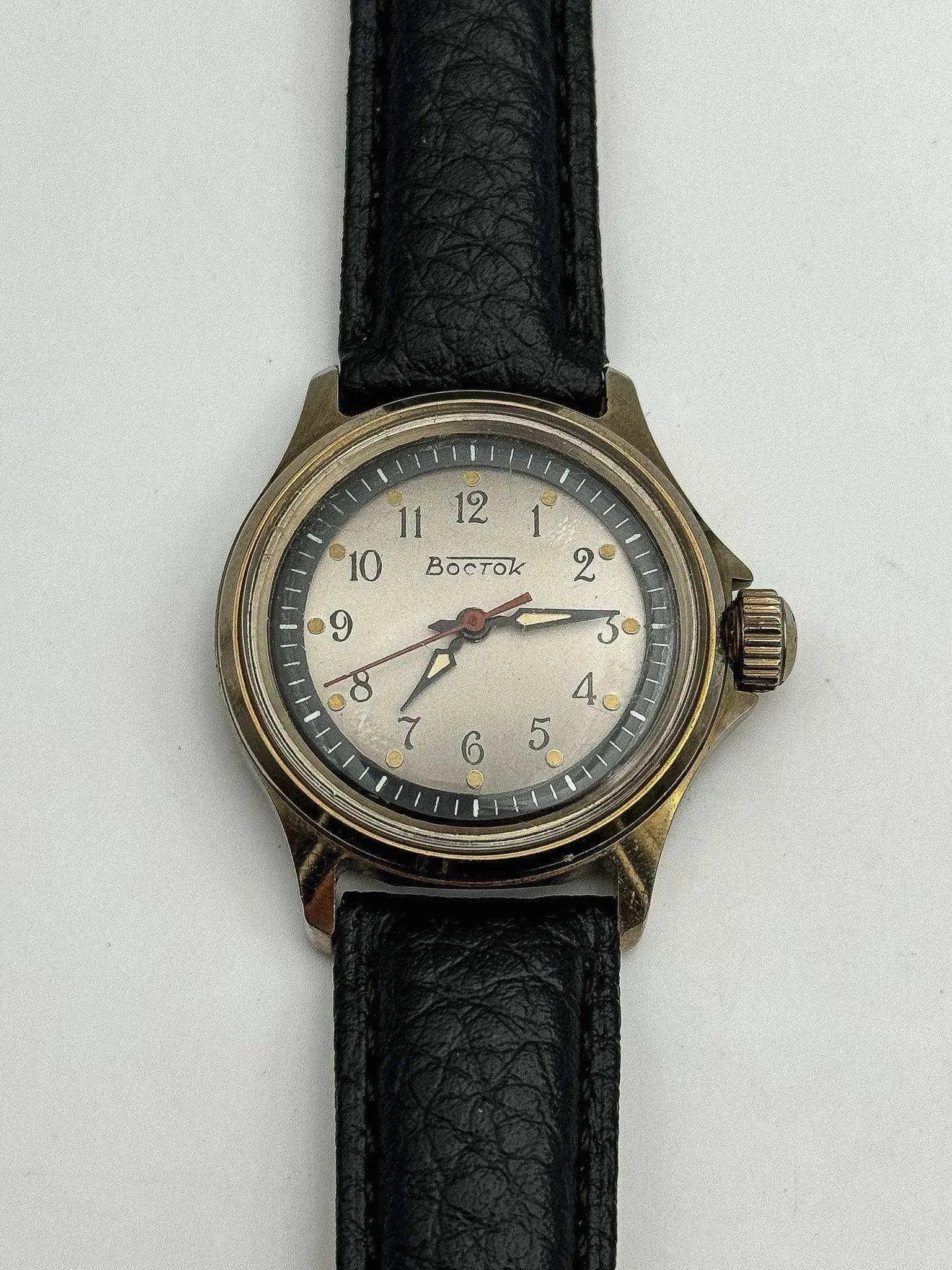 Vostok - PVD Gold - 1960s - Atelier Victor Paris - Vintage Watch Shop Dubai