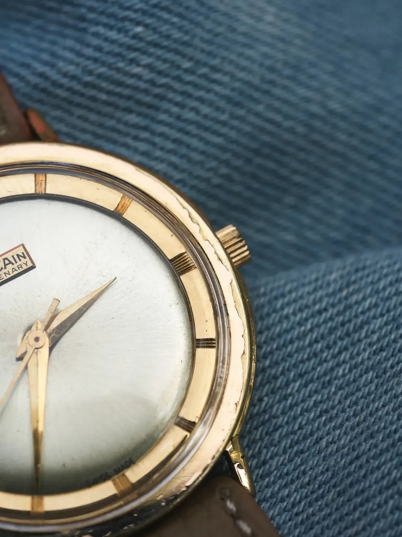 Vulcain - Panoramic Champagne plaqué or - 1960s - Atelier Victor