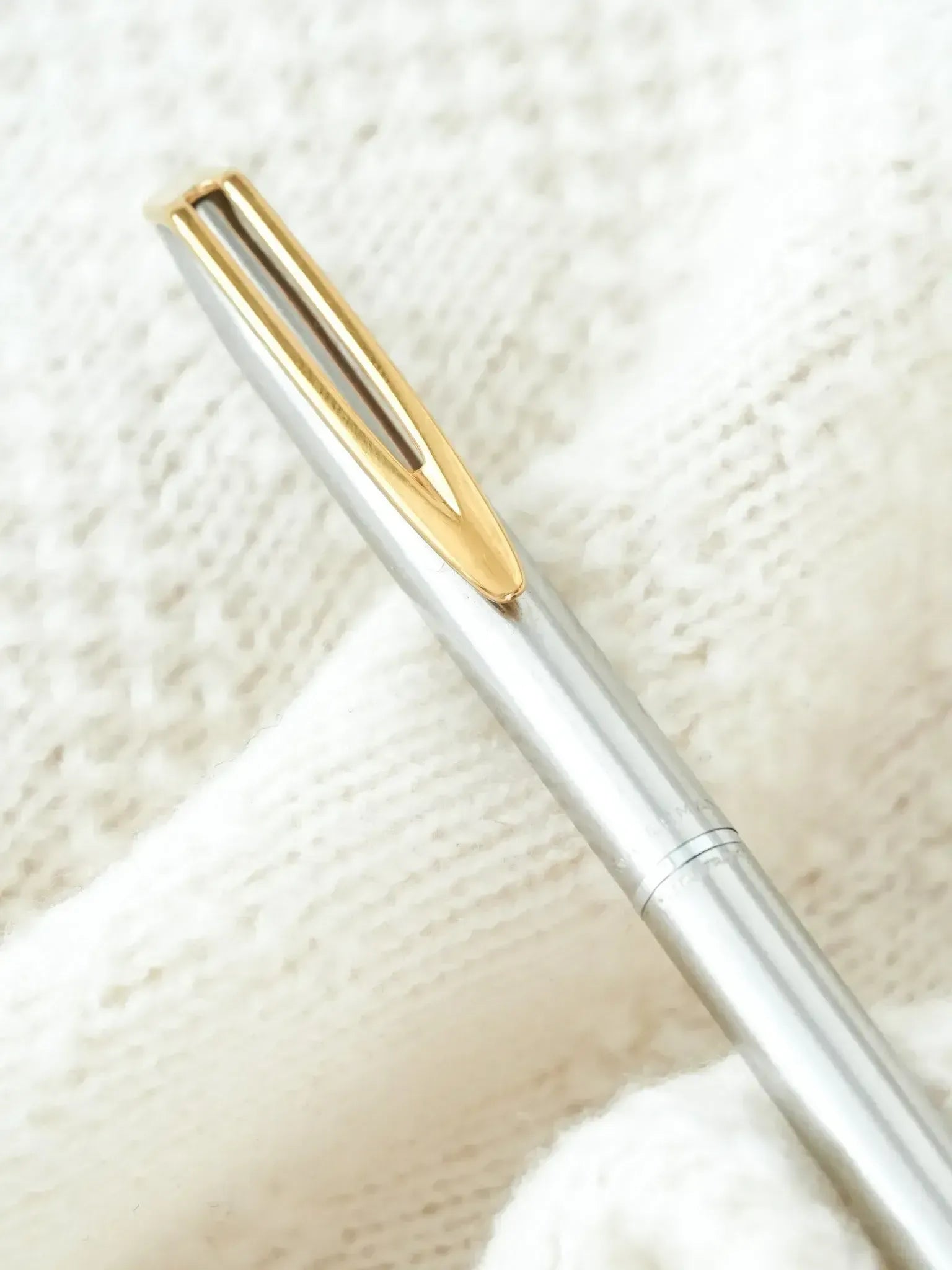 Waterman - Stylo bille Acier Plaqué or - 1980s - Atelier Victor