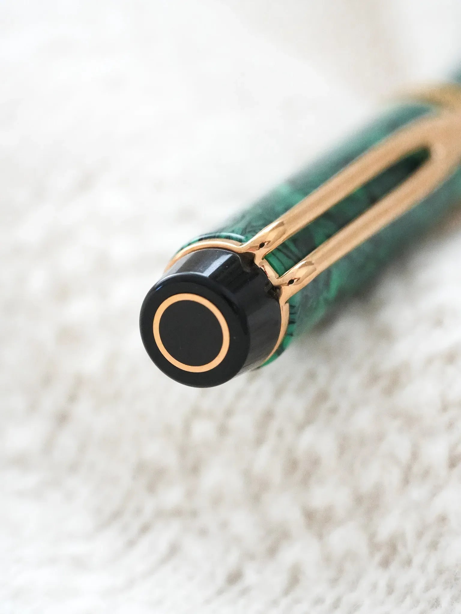 Waterman - Stylo bille Man 200 Rhapsody Celluloïd Vert marbre - 1985 - Atelier Victor