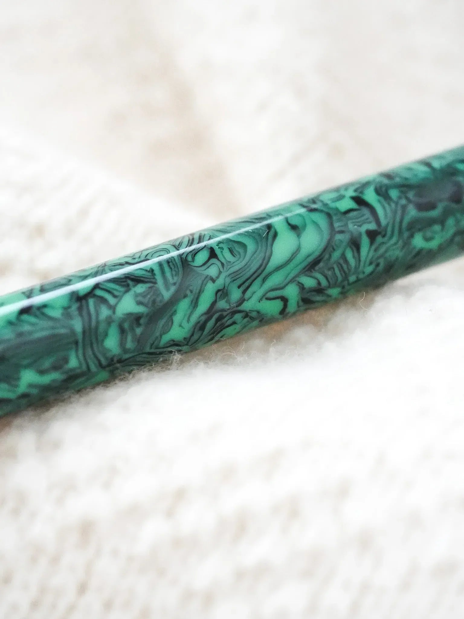 Waterman - Stylo bille Man 200 Rhapsody Celluloïd Vert marbre - 1985 - Atelier Victor