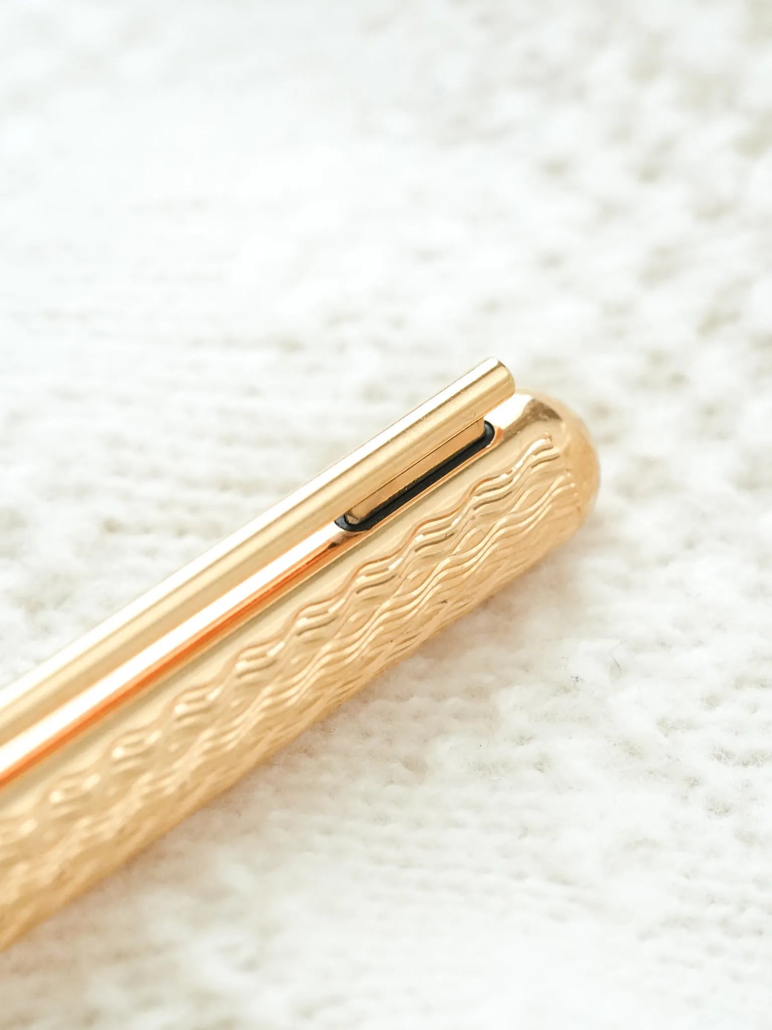 Waterman - Stylo bille Prototype non commercialisé en plaqué or - 1970s - Atelier Victor - Vintage Shop