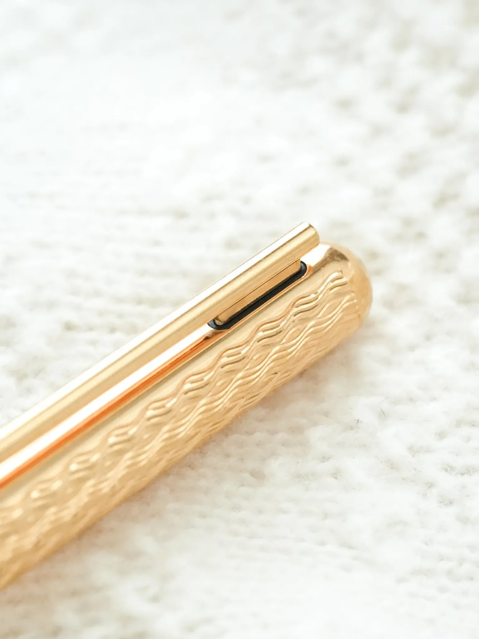 Waterman - Stylo bille Prototype non commercialisé en plaqué or - 1970s - Atelier Victor - Vintage Shop