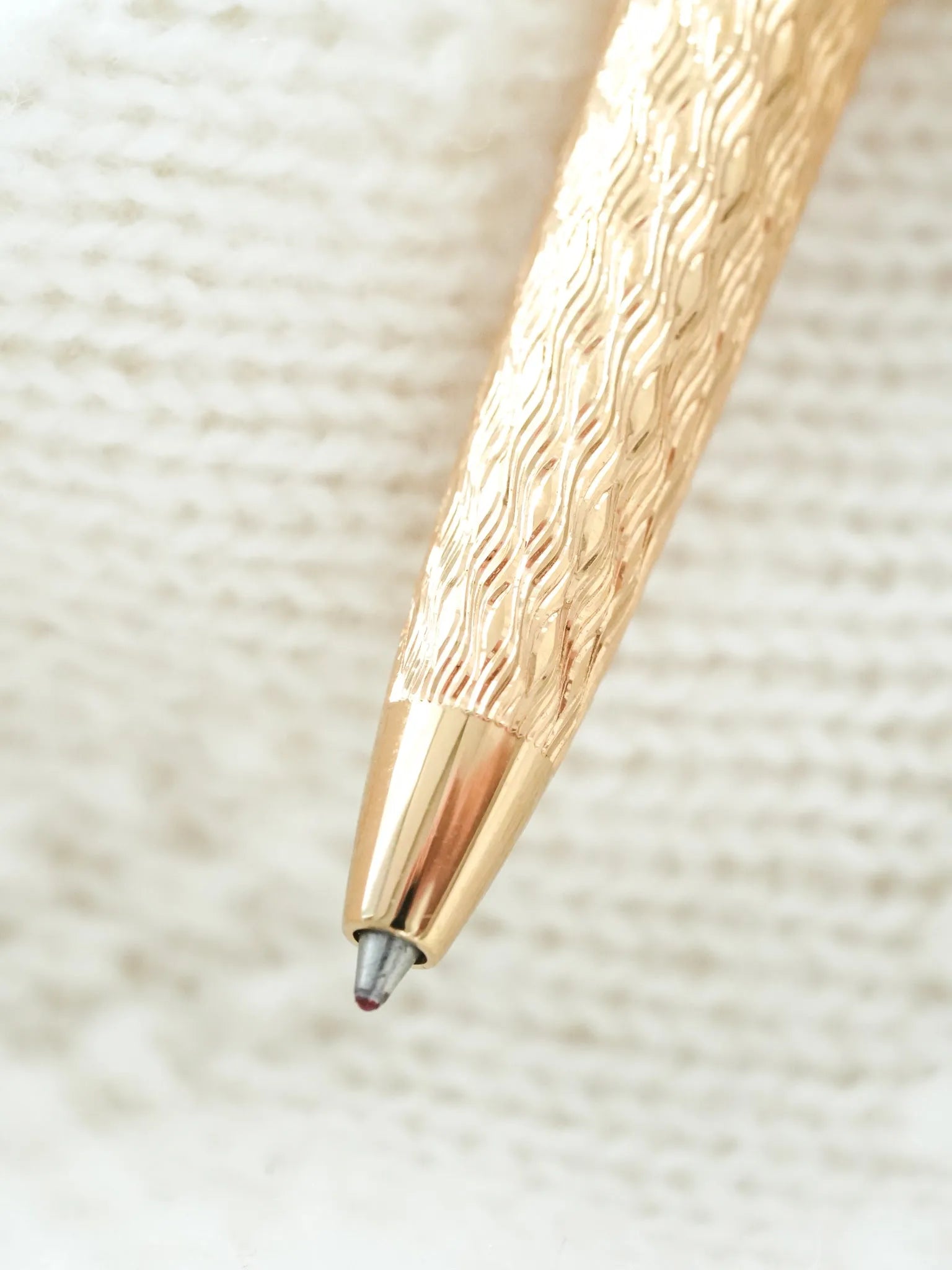 Waterman - Stylo bille Prototype non commercialisé en plaqué or - 1970s - Atelier Victor - Vintage Shop