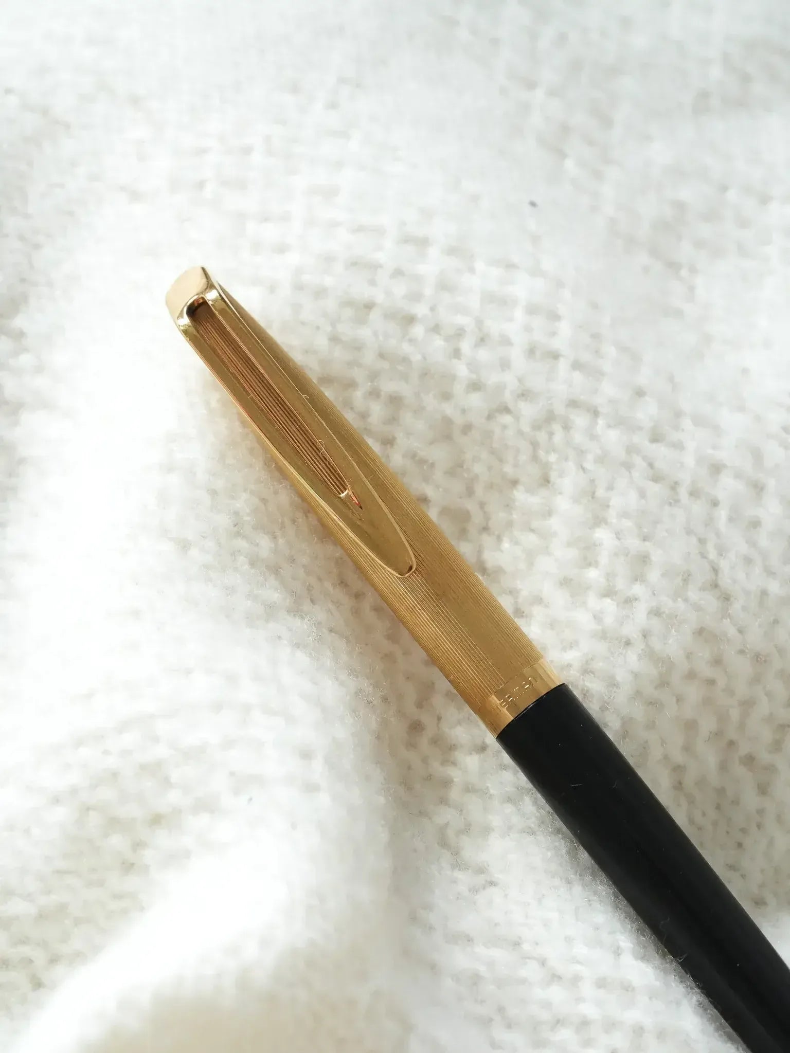 Waterman - Stylo bille stylo bille tournant CF MILLERAIES plaqué or et noir - 1970s - Atelier Victor