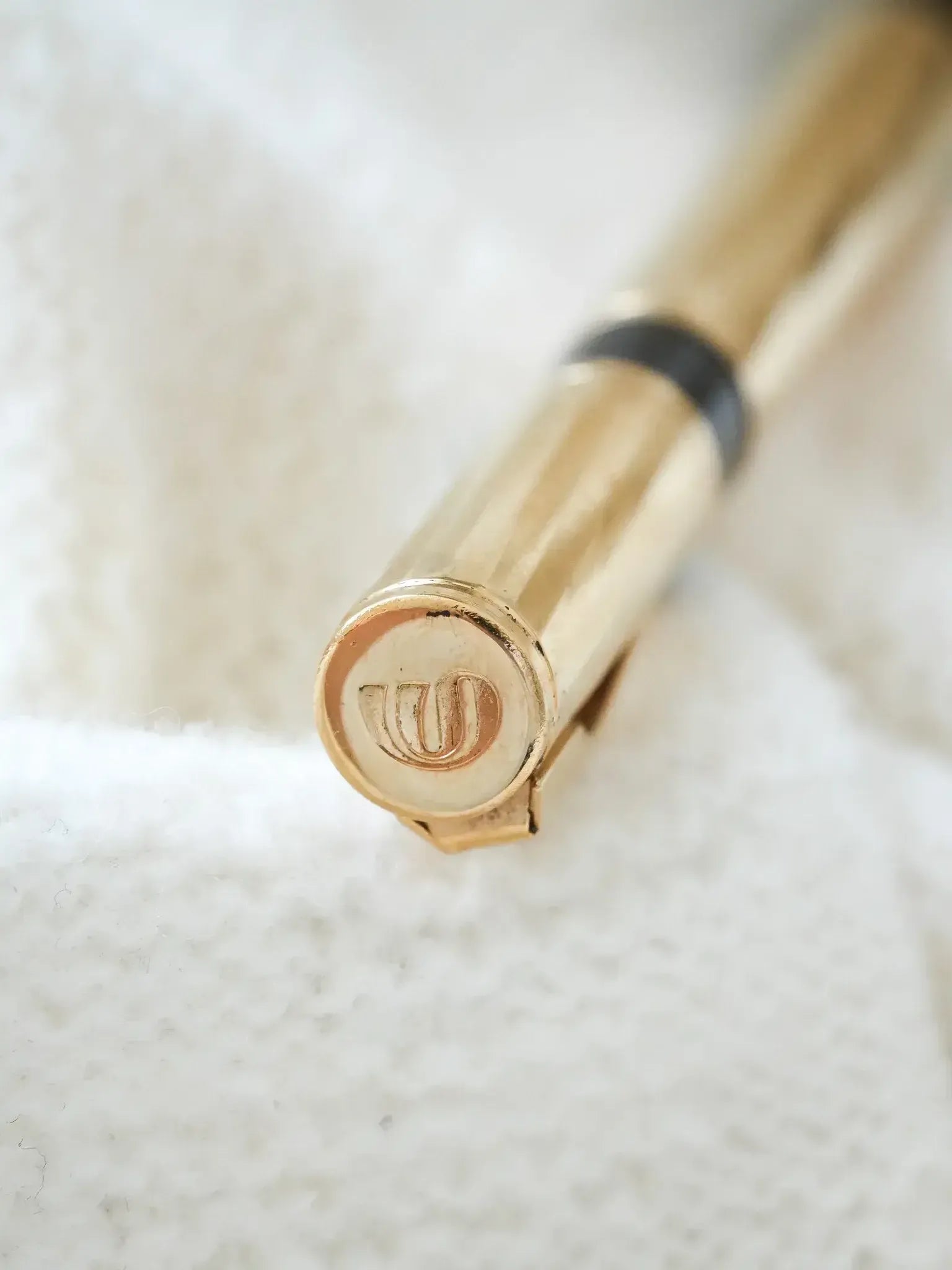 Waterman - Stylo bille Torsade Plaqué or avec écrin - 1970s - Atelier Victor