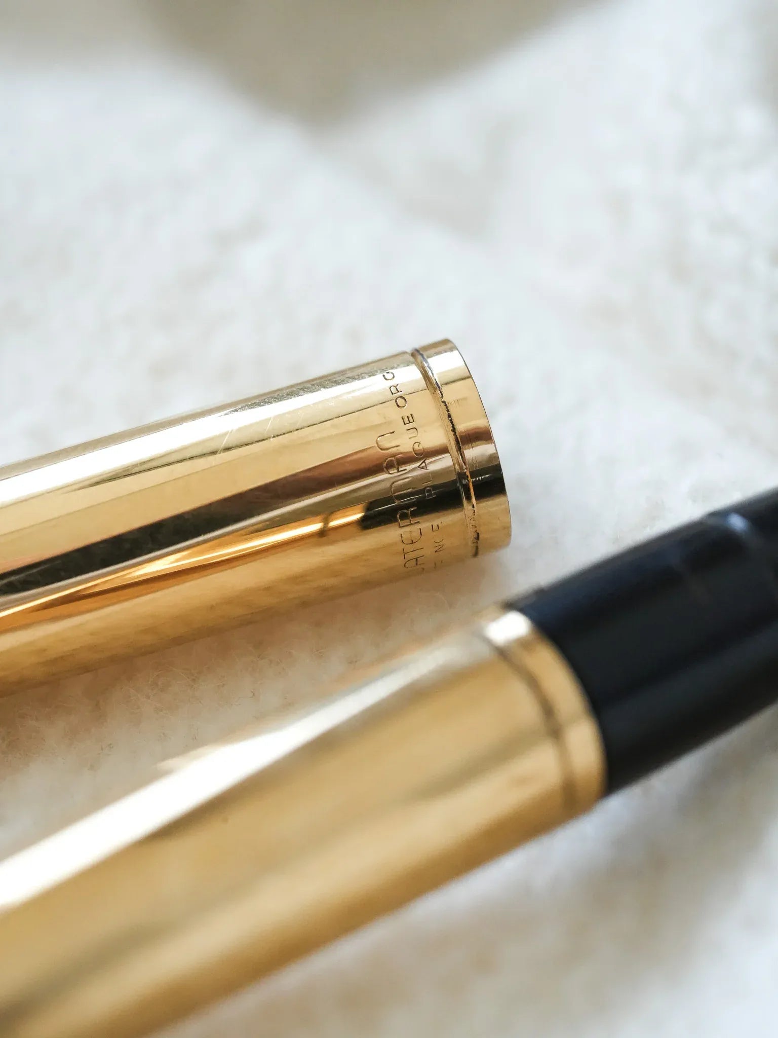 Waterman - Stylo bille Torsade Plaqué or avec écrin - Atelier Victor