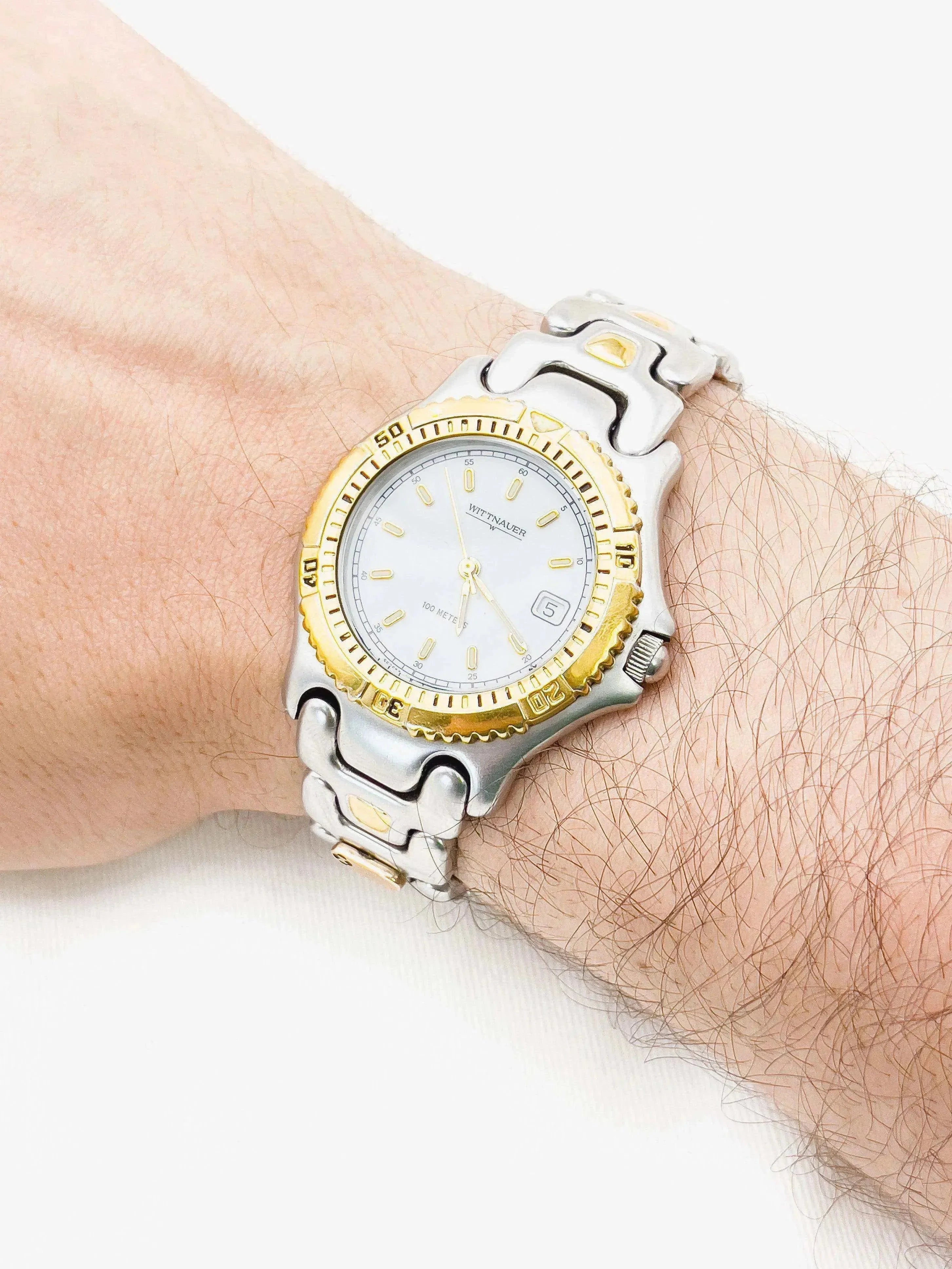 Wittnauer by Longines - Acier / Plaqué or - 1990/00s - Atelier Victor - Vintage Shop
