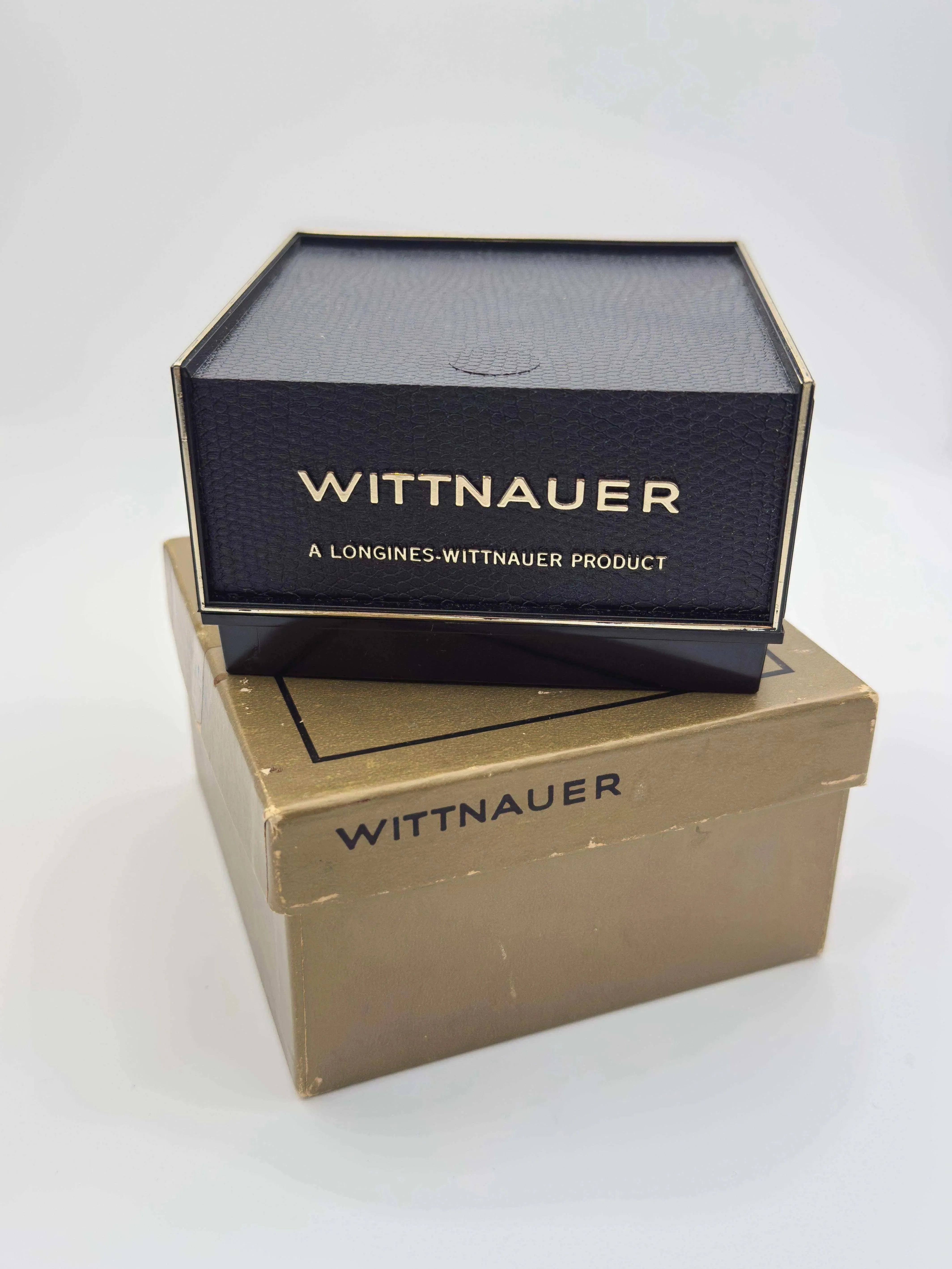 Wittnauer by Longines - Bracelet intégré Plaqué or blanc - 1970s - Atelier Victor Paris - Vintage Watch Shop Dubai