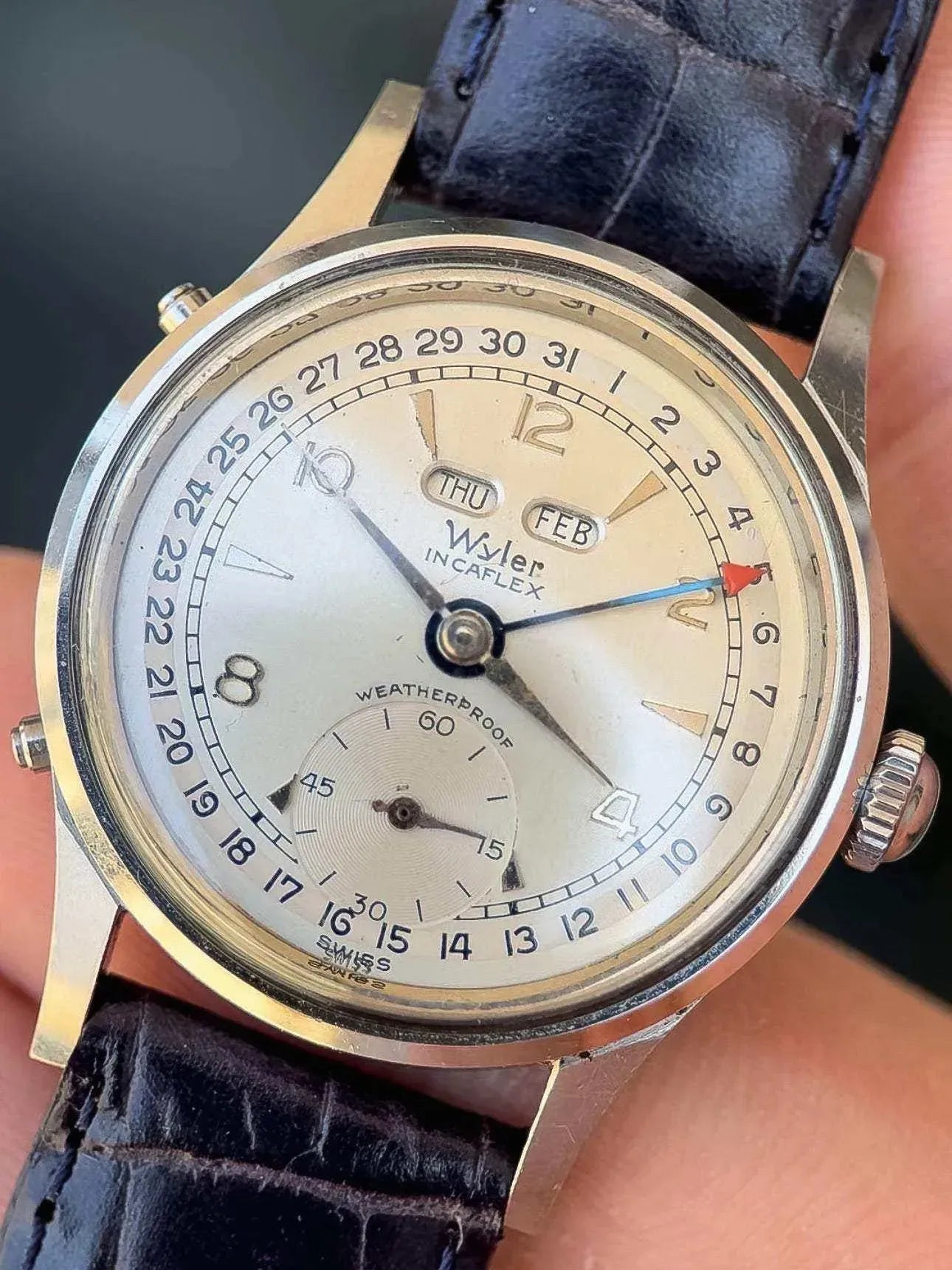 Wyler - Triple date - Box - 1950's - Atelier Victor