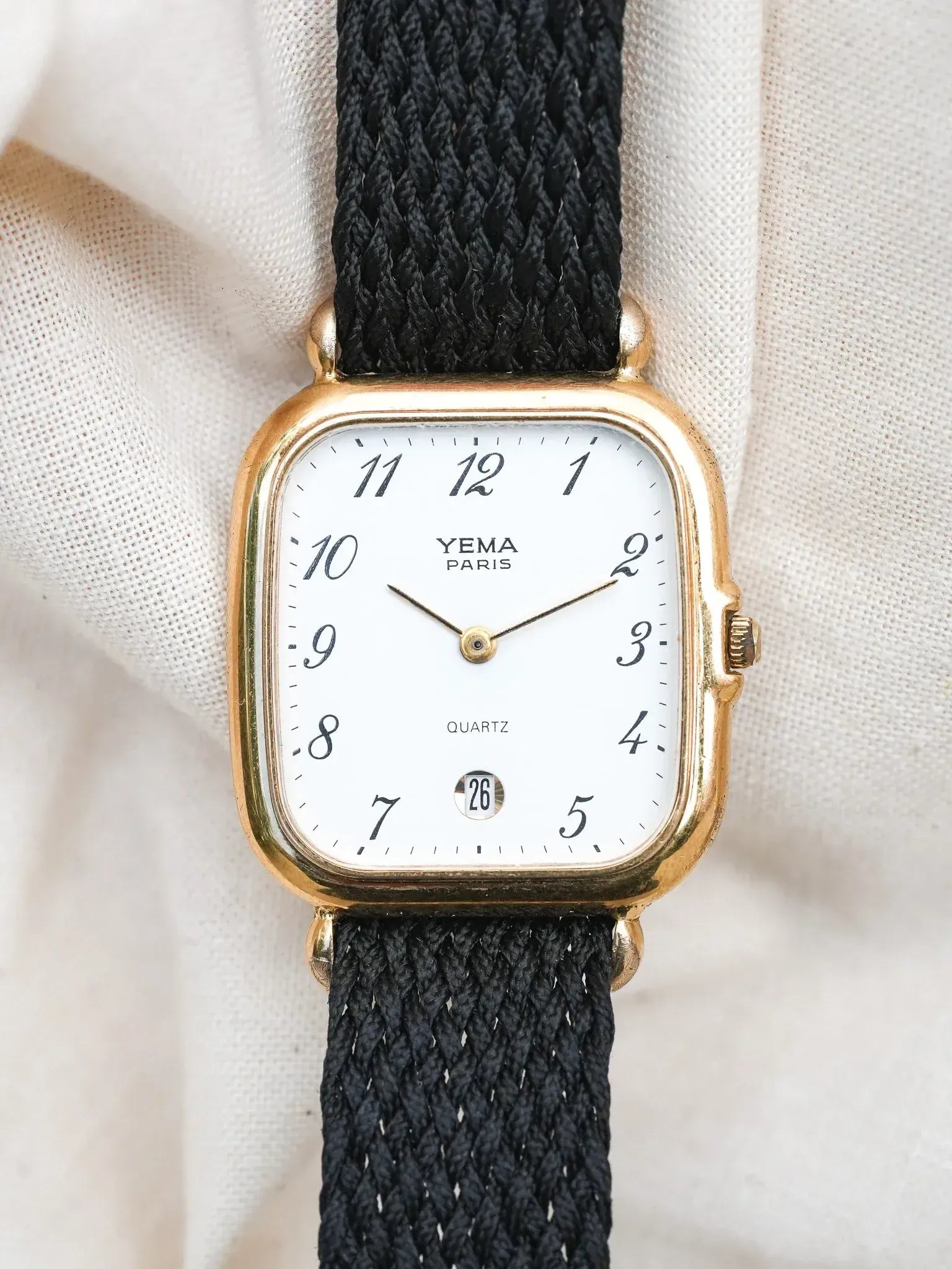 Yema - Chiffres arabes Blanc Date 6h - 1990s - Atelier Victor