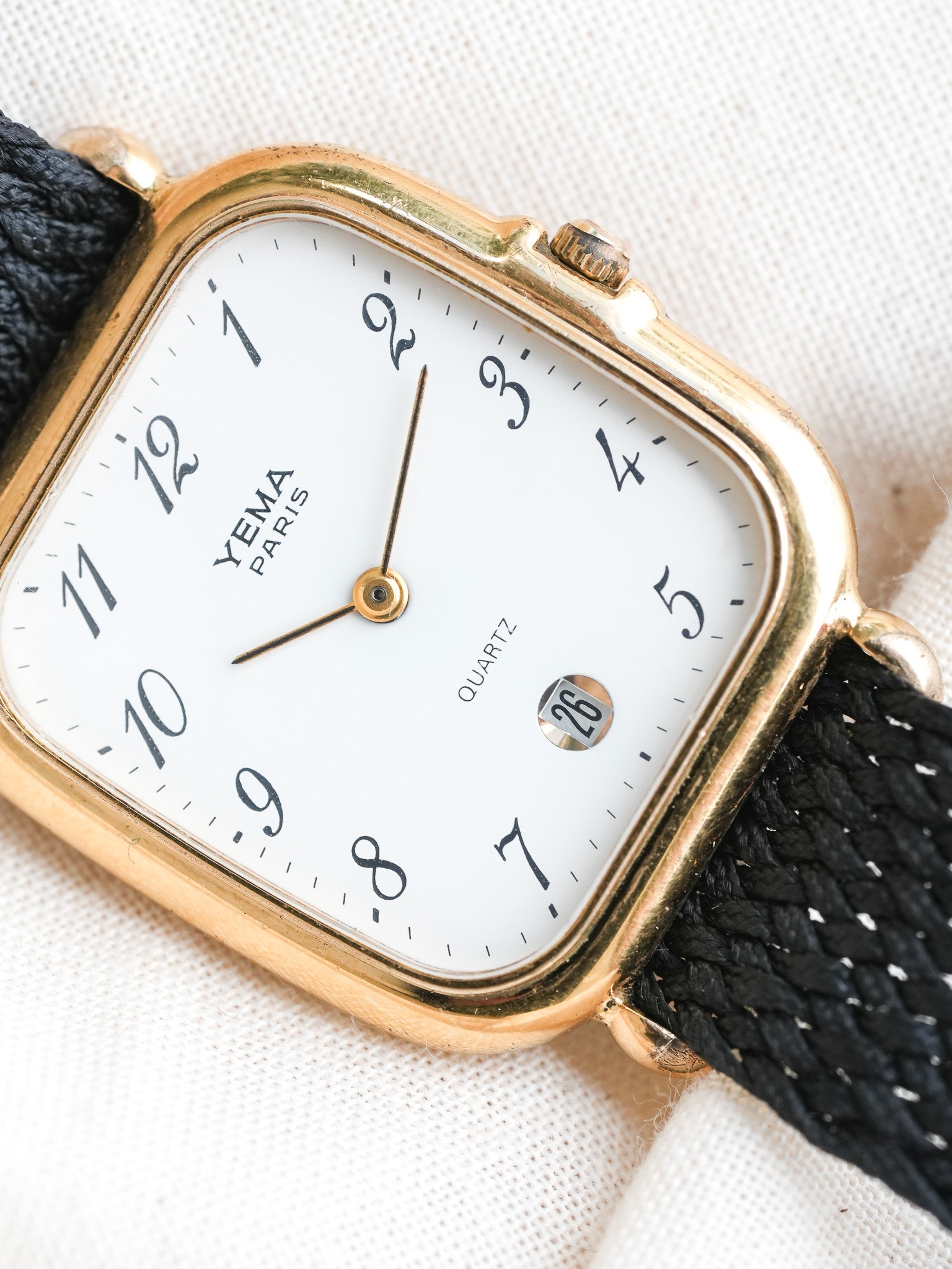Yema - Chiffres arabes Blanc Date 6h - 1990s - Atelier Victor - Vintage Shop