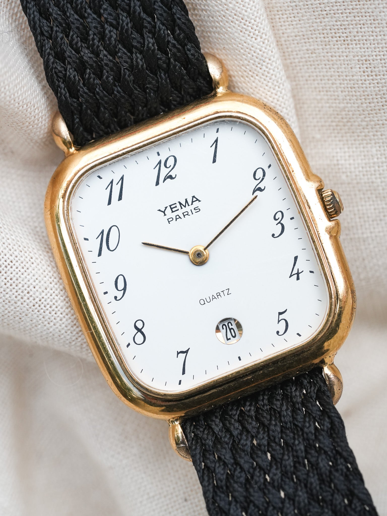 Yema - Chiffres arabes Blanc Date 6h - 1990s - Atelier Victor - Vintage Shop