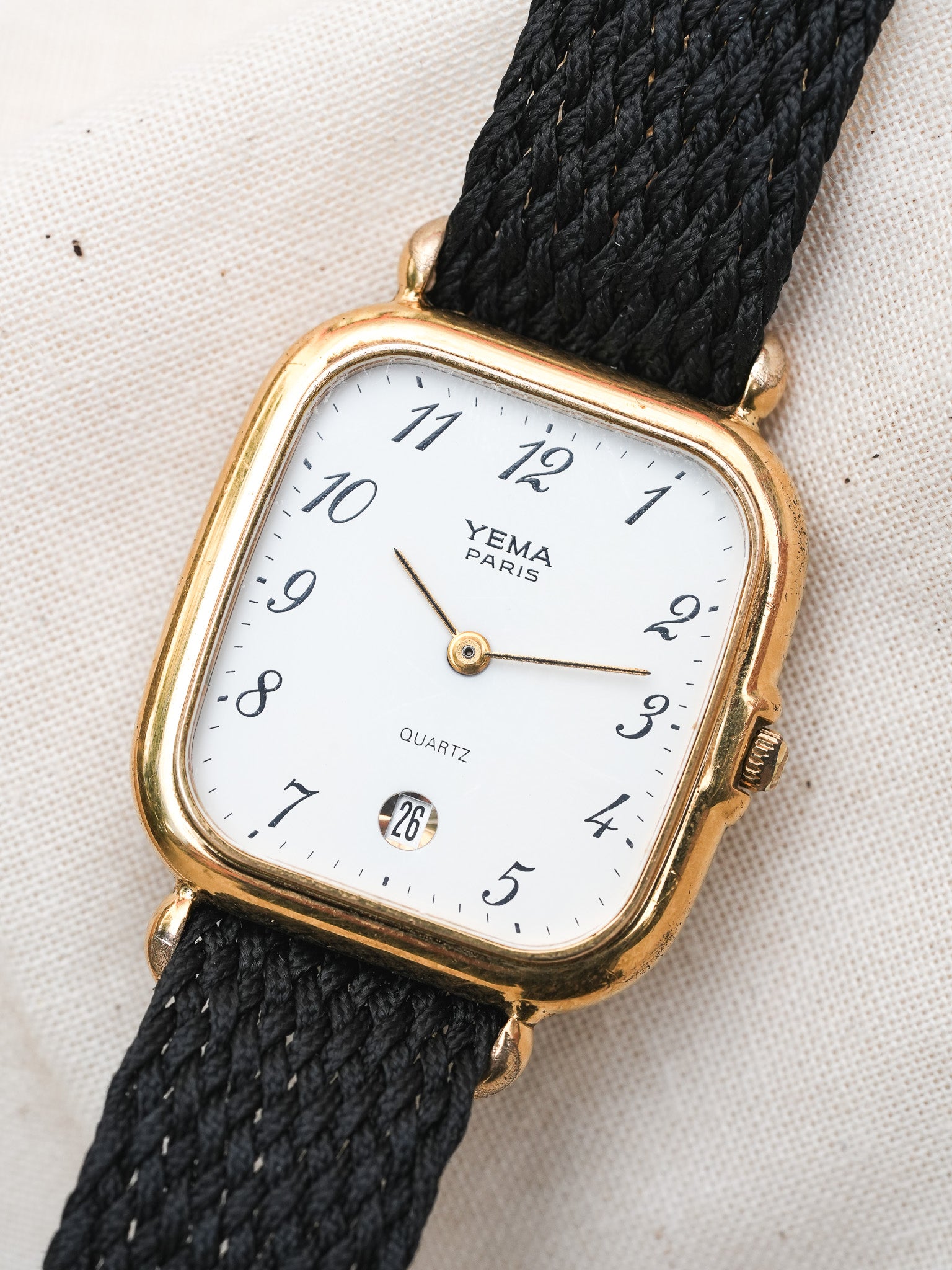 Yema - Chiffres arabes Blanc Date 6h - 1990s - Atelier Victor - Vintage Shop
