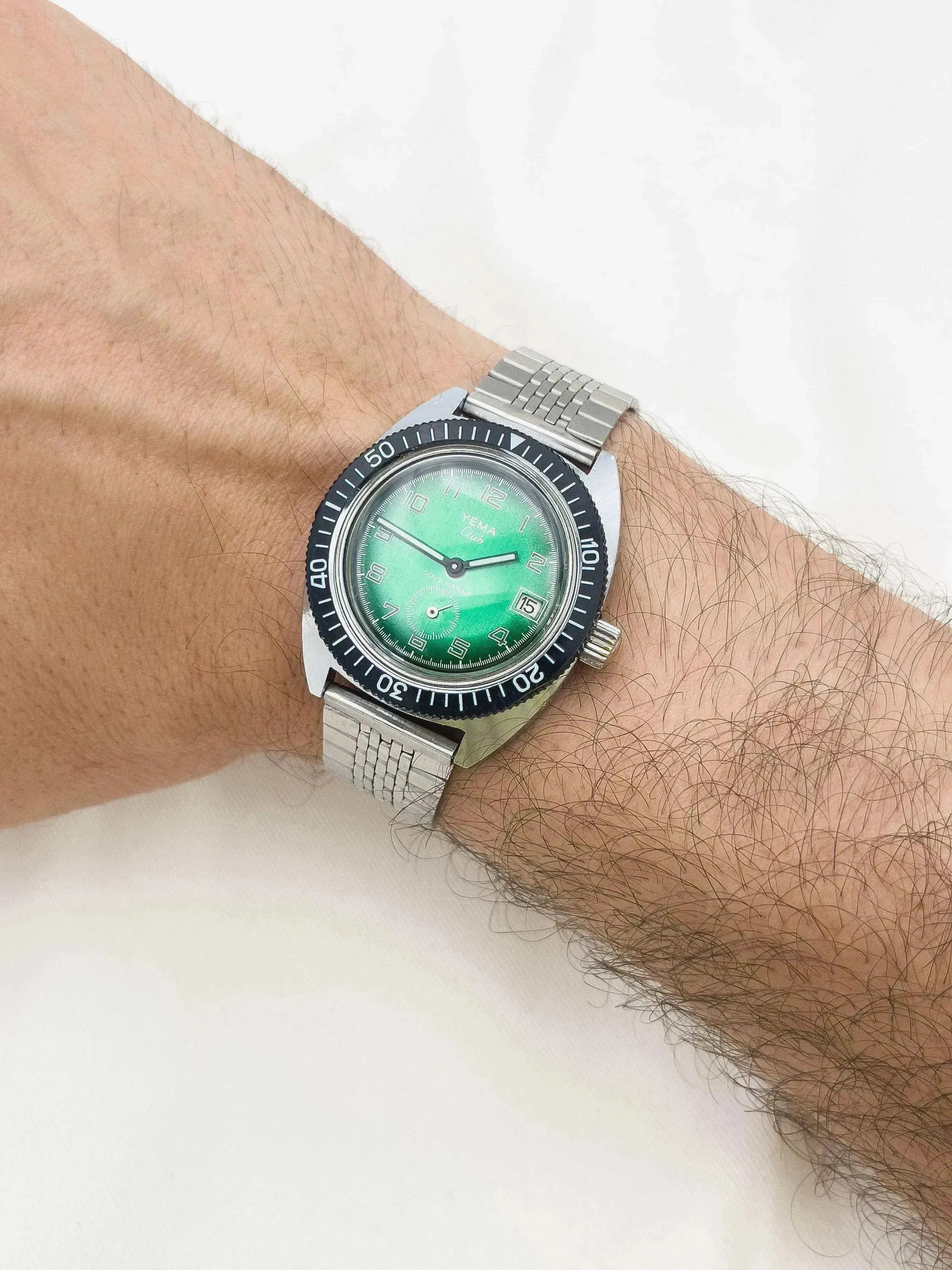 Yema - Club Sous-Marine Cadran vert - 1960s - Atelier Victor