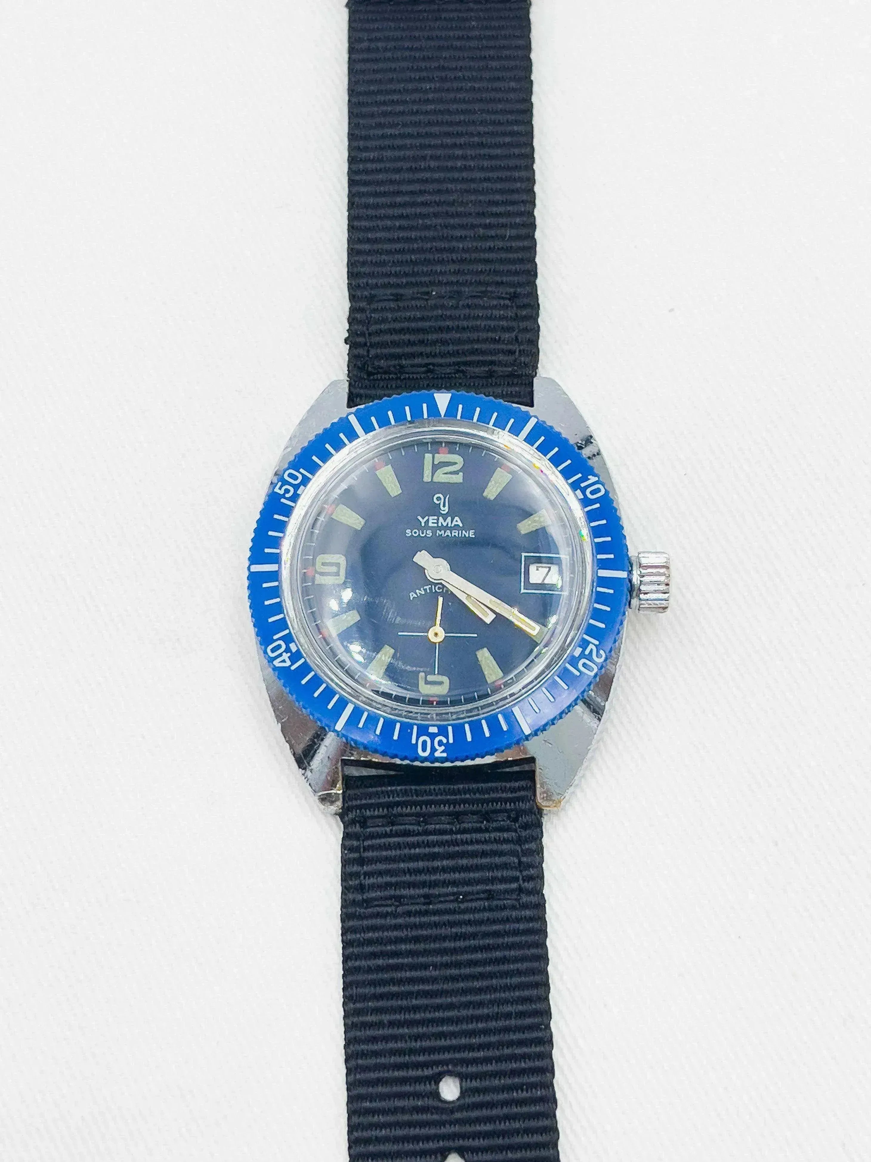 Yema - Diver Blue Nato- 1960s - Atelier Victor