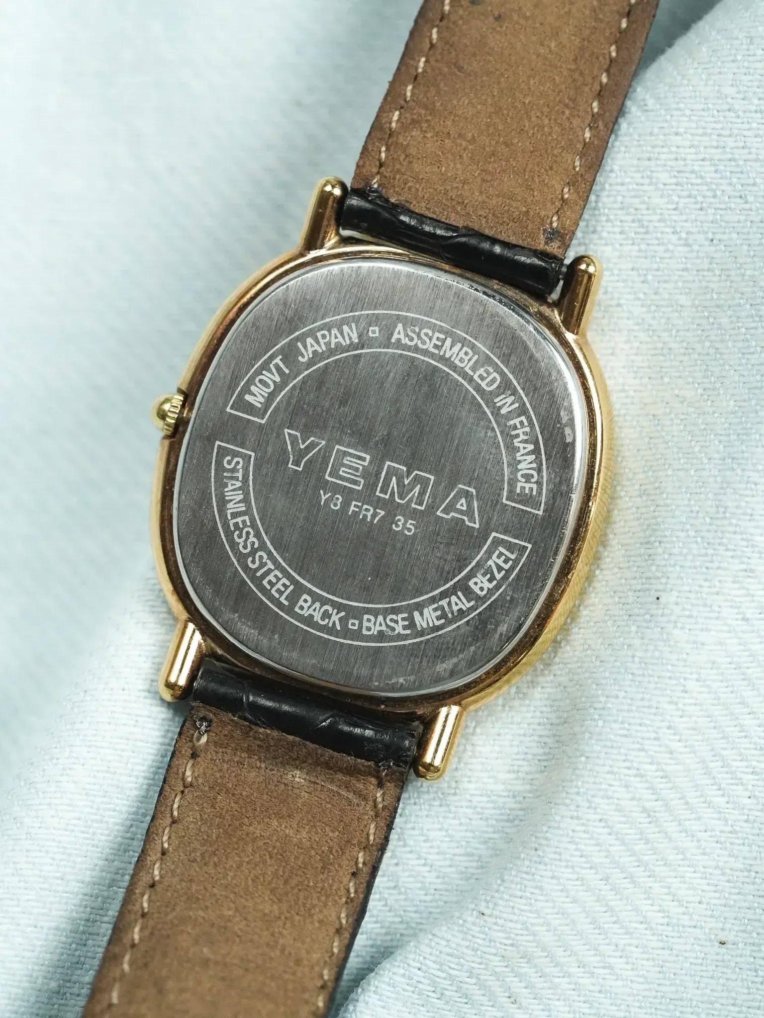 Yema - Elipse Date 6h Cadran blanc - 1990s - Atelier Victor