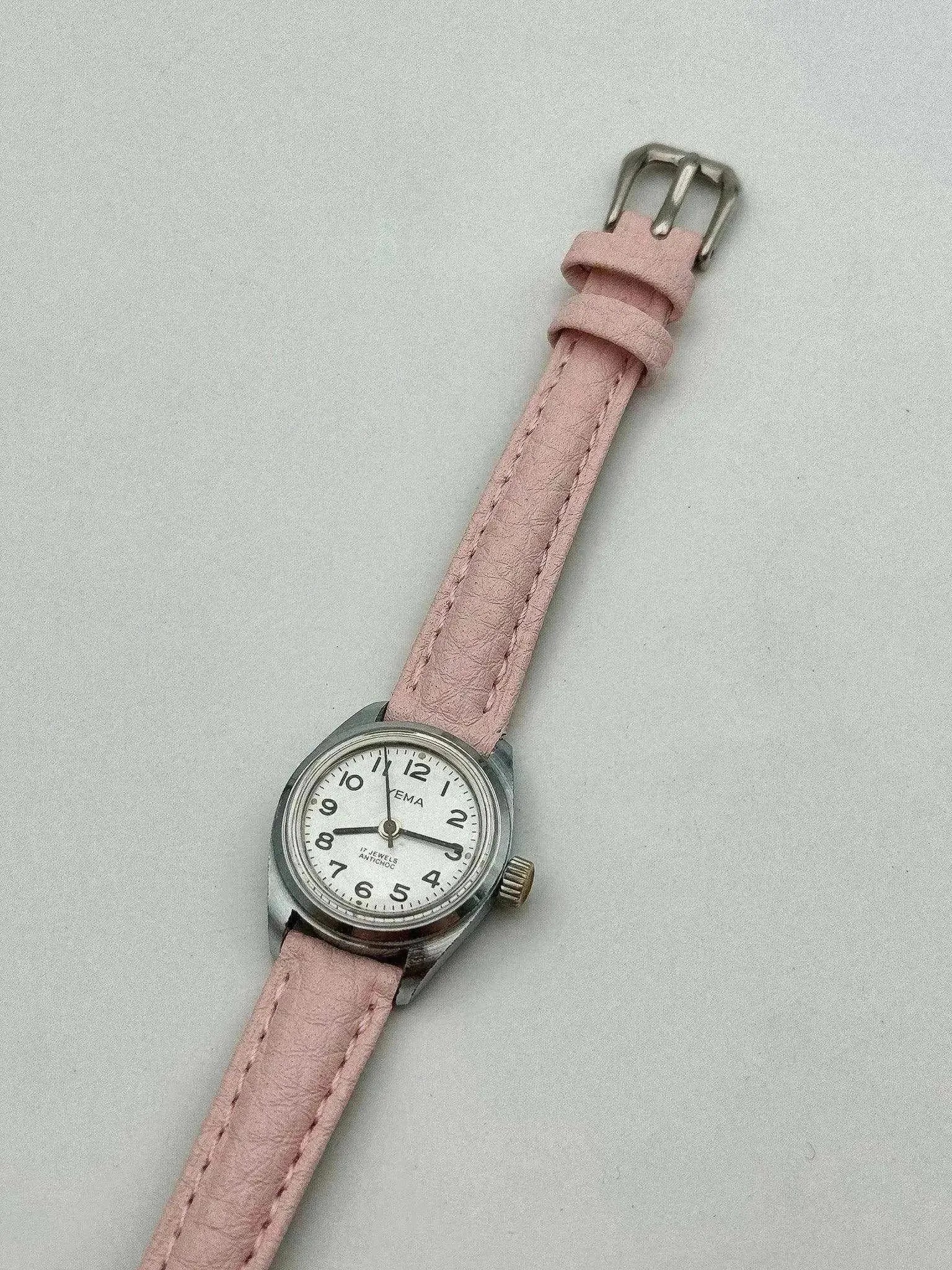 Yema - Femme Acier Cadran Blanc - 1970s - Atelier Victor