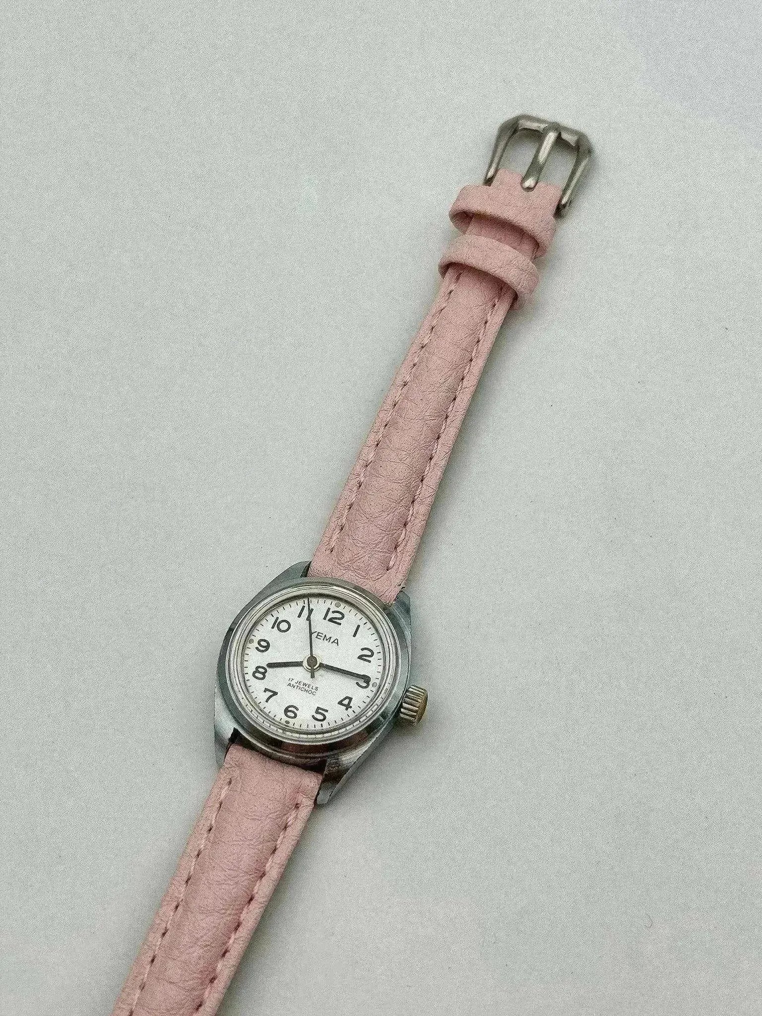 Yema - Femme Acier Cadran Blanc - 1970s - Atelier Victor