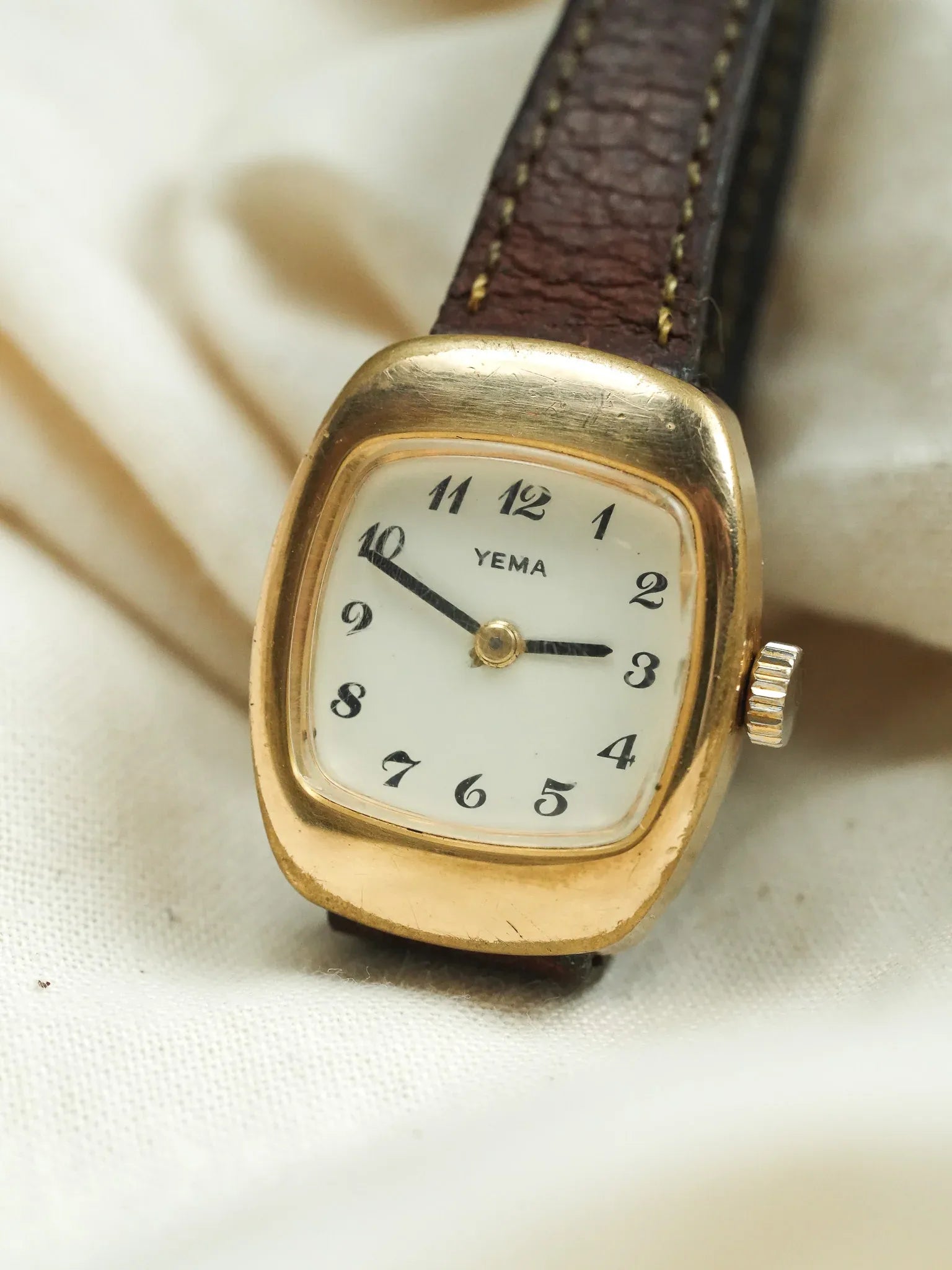 Yema - Mini Baignoire Plaqué Or Mécanique - 1970s - Atelier Victor