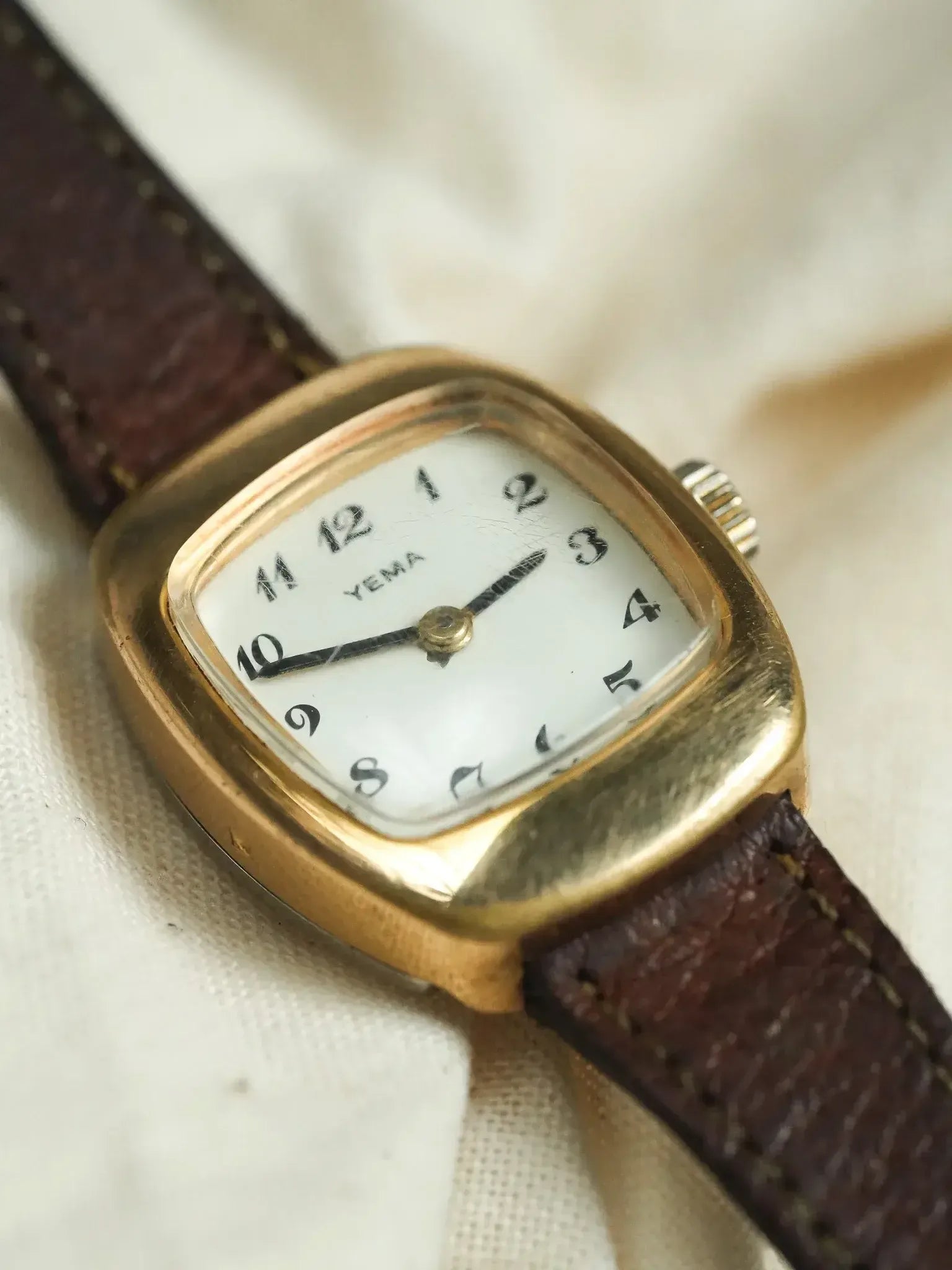 Yema - Mini Baignoire Plaqué Or Mécanique - 1970s - Atelier Victor