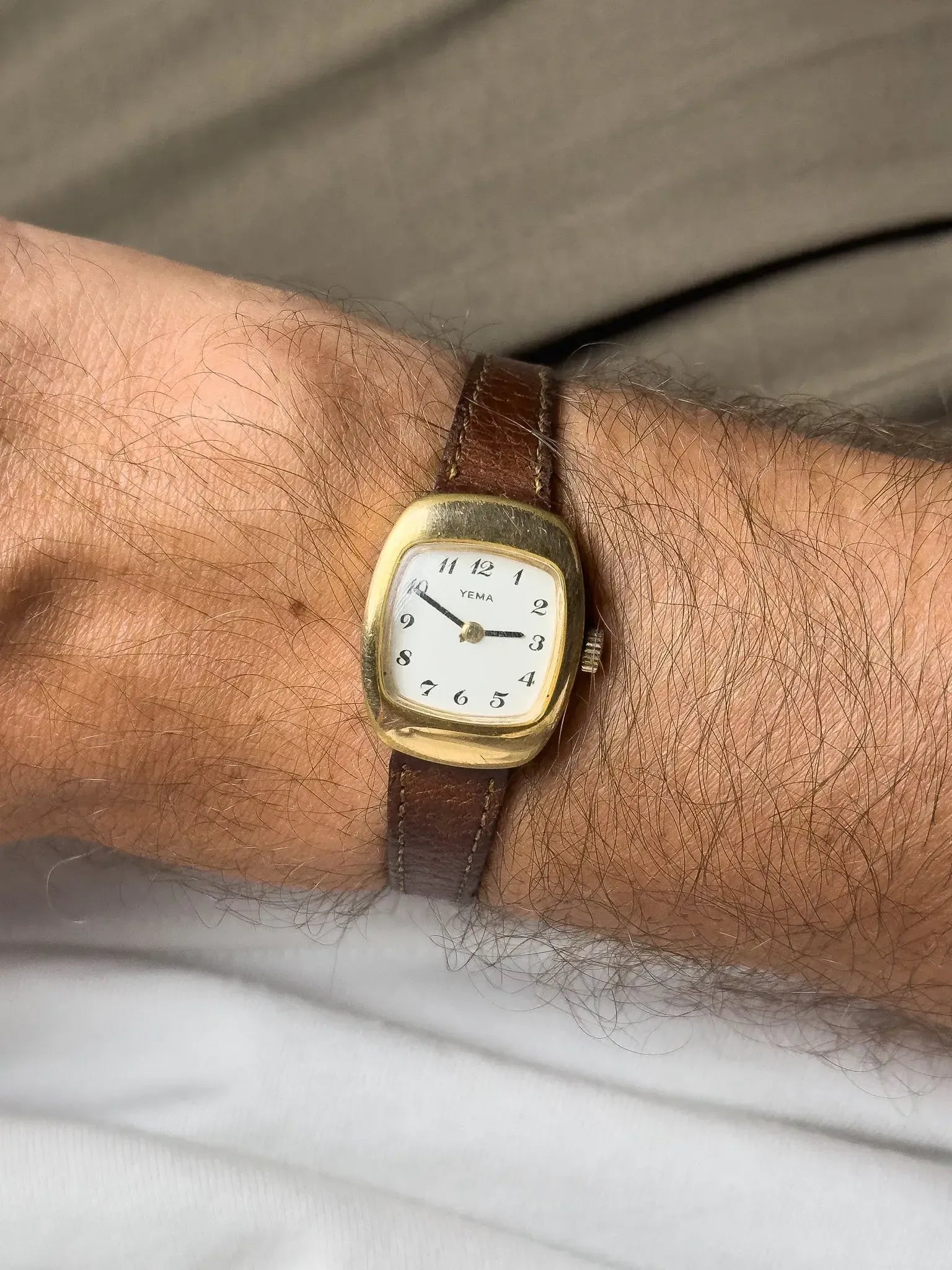 Yema - Mini Baignoire Plaqué Or Mécanique - 1970s - Atelier Victor