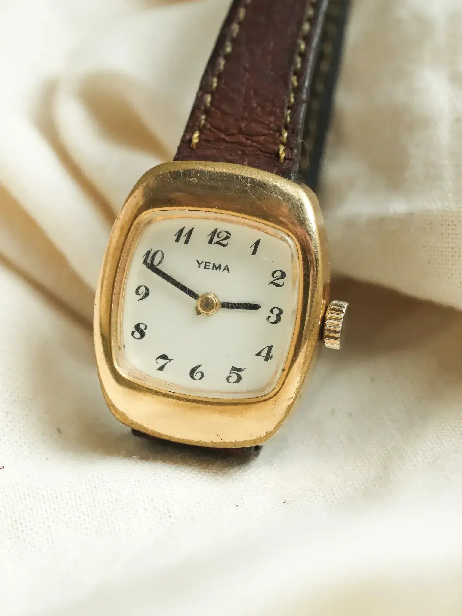 Yema - Mini Baignoire Plaqué Or Mécanique - 1970s - Atelier Victor