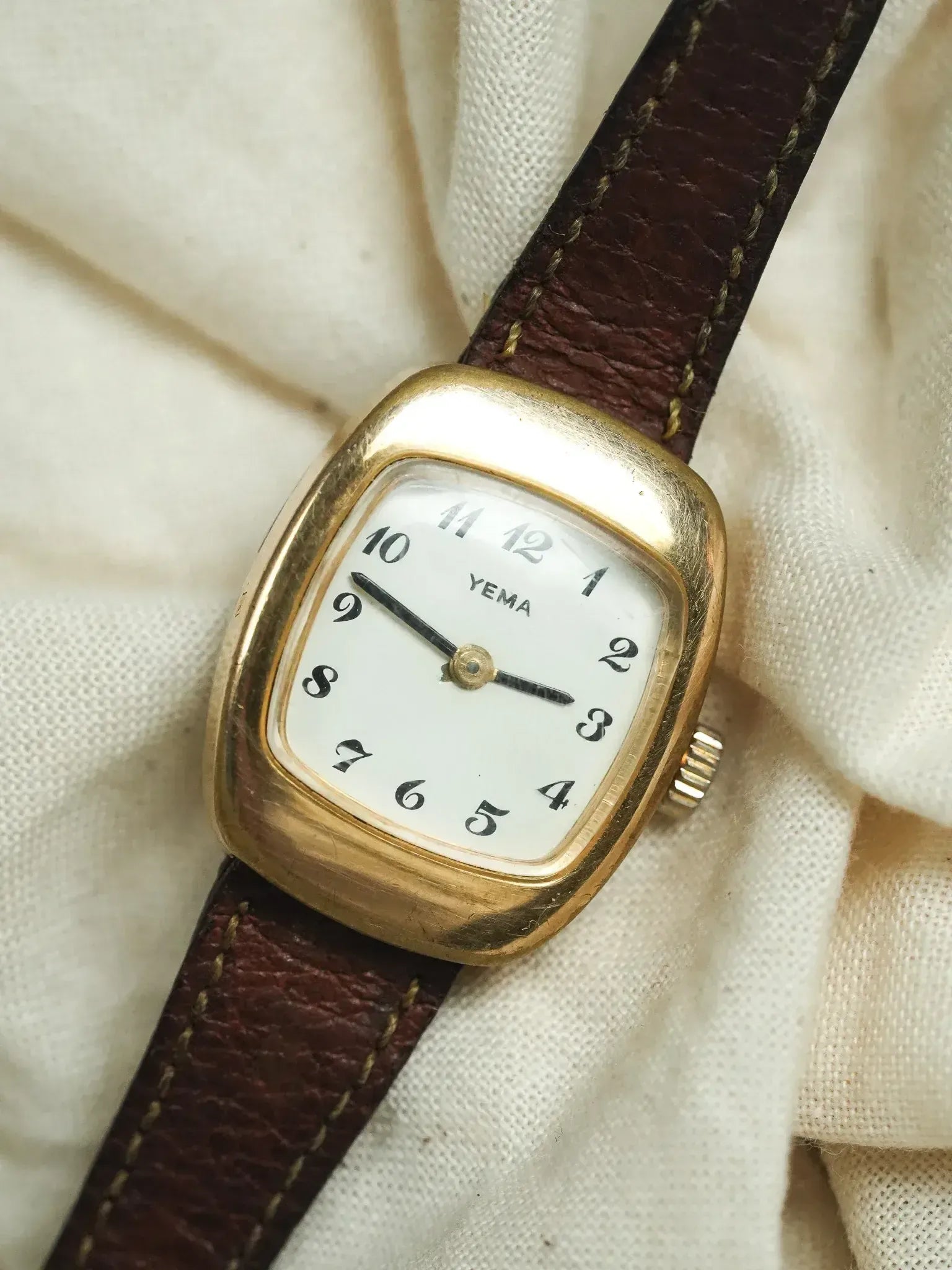 Yema - Mini Baignoire Plaqué Or Mécanique - 1970s - Atelier Victor