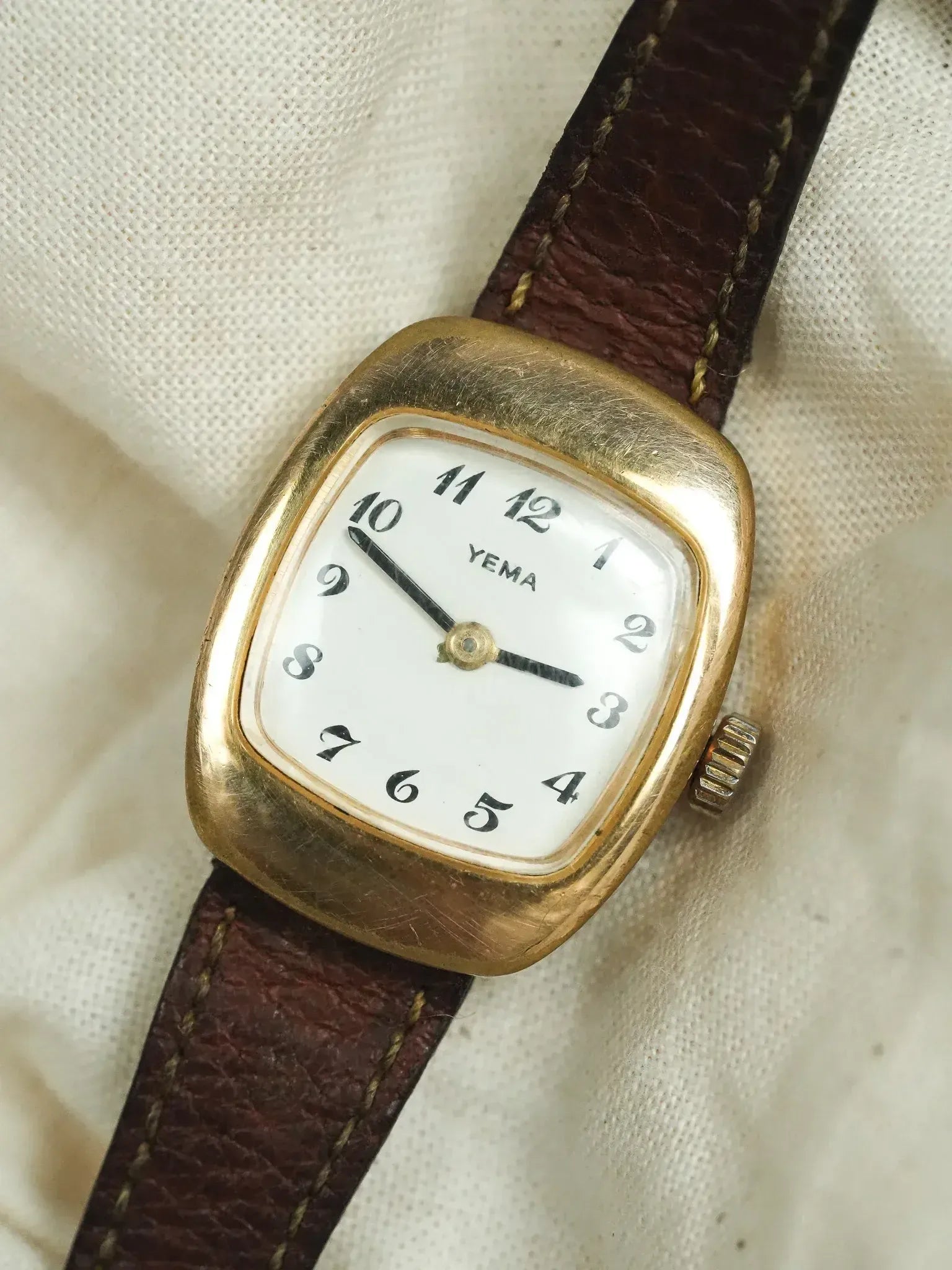 Yema - Mini Baignoire Plaqué Or Mécanique - 1970s - Atelier Victor