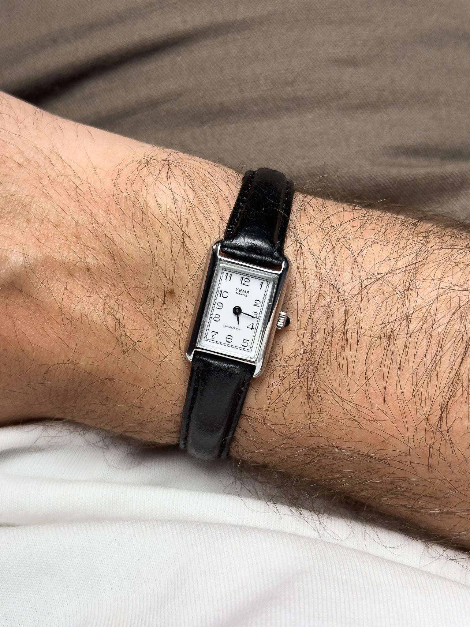 Yema - Mini Tank Femme Curvée Acier - 1990s - Atelier Victor