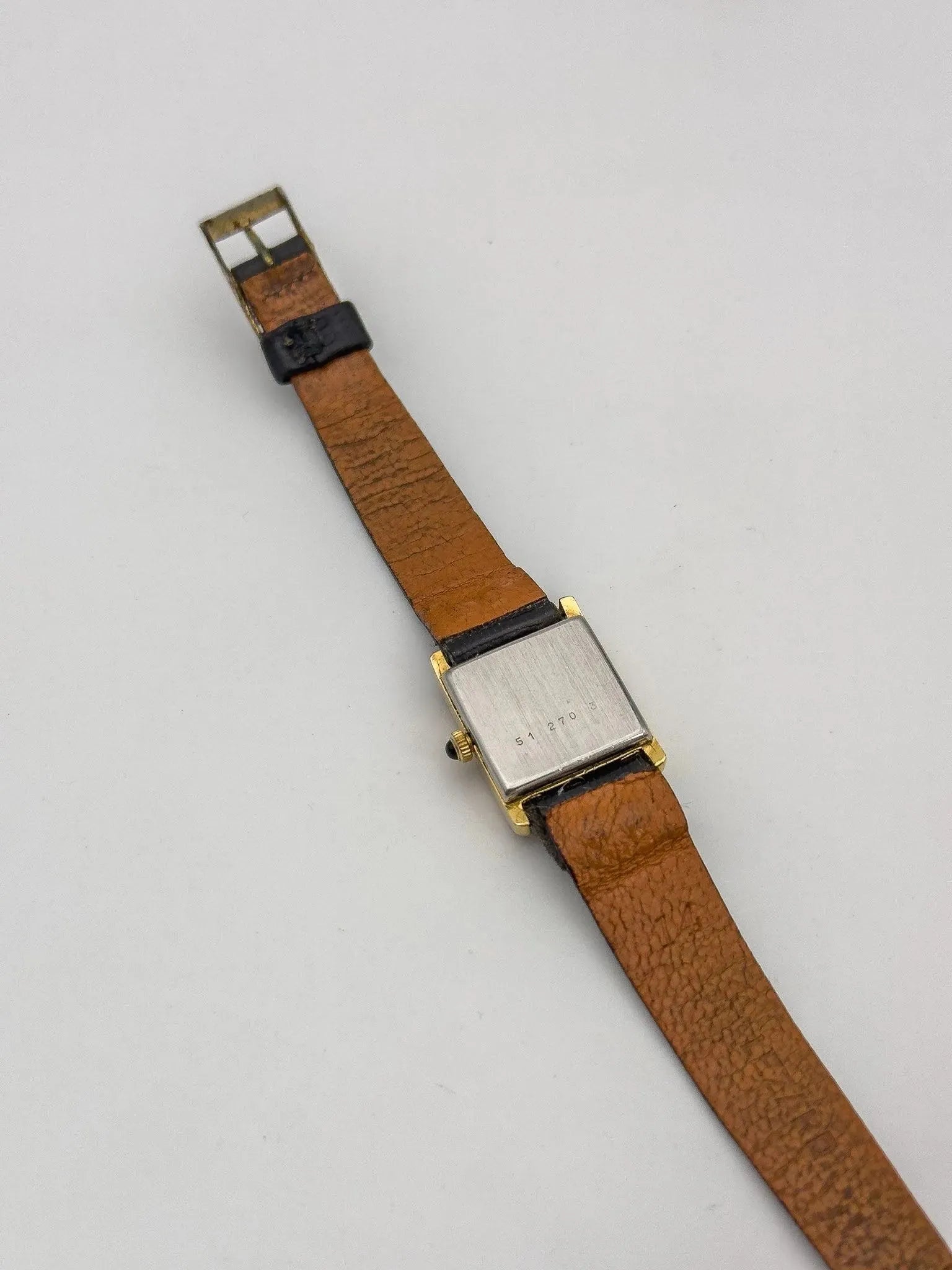 Yema - Mini Tank Gold & Black - 1970s - Atelier Victor Paris - Vintage Watch Shop Dubai