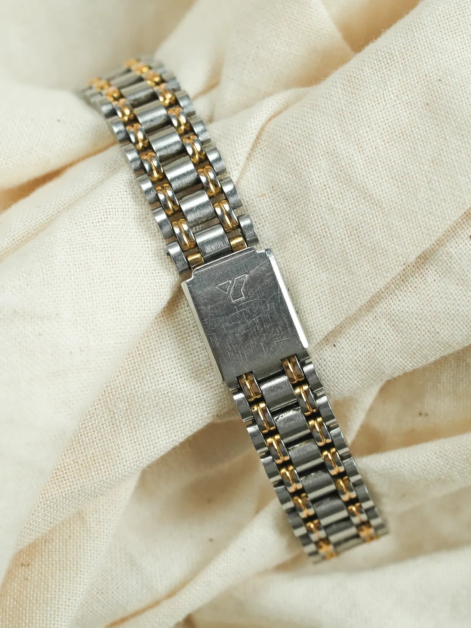 Yema - Montre Femme en Acier et Plaqué or - 1990s - Atelier Victor