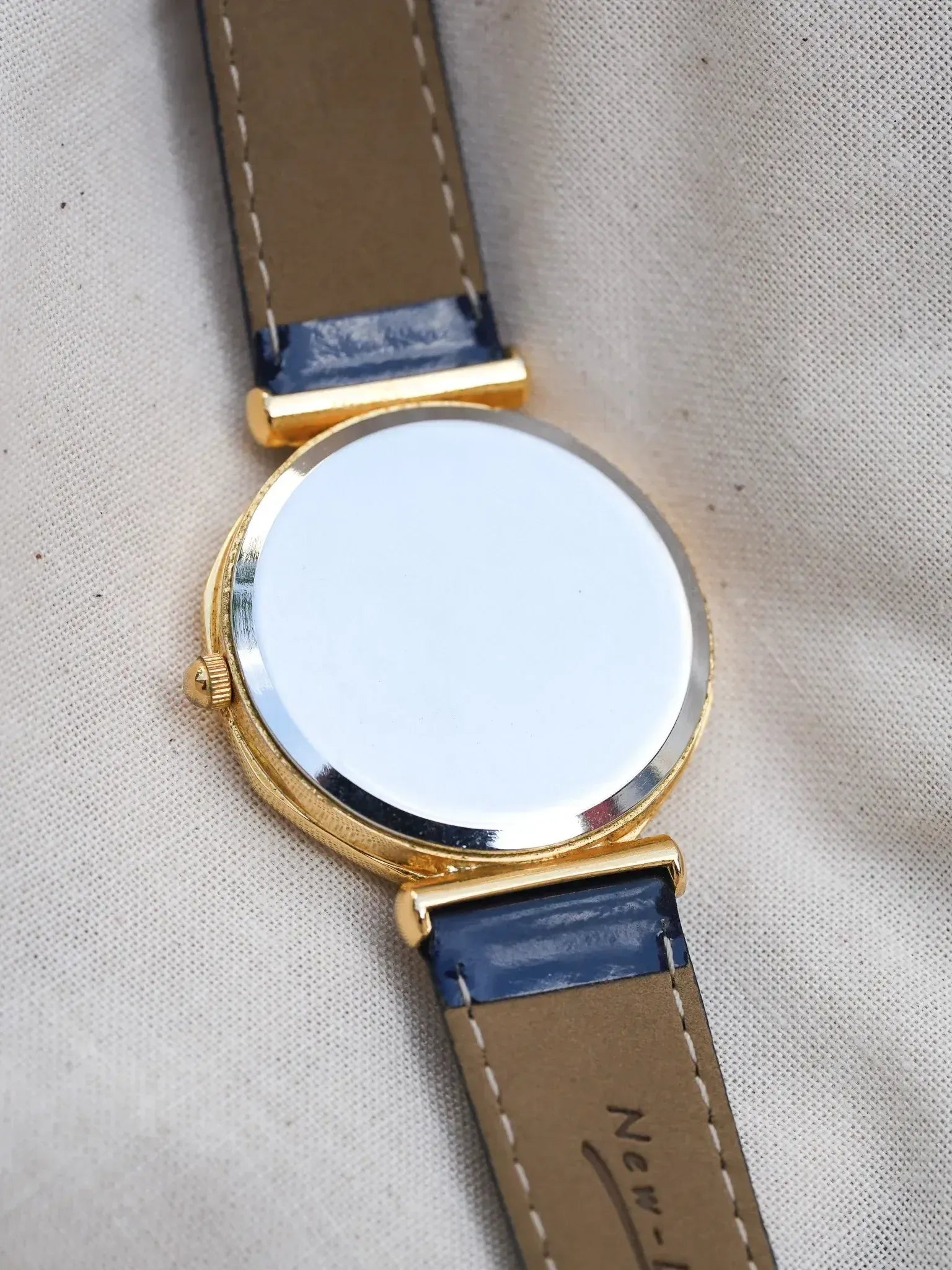 Yema - Octogonale Romain Blanc Plaqué or - 1990s - Atelier Victor