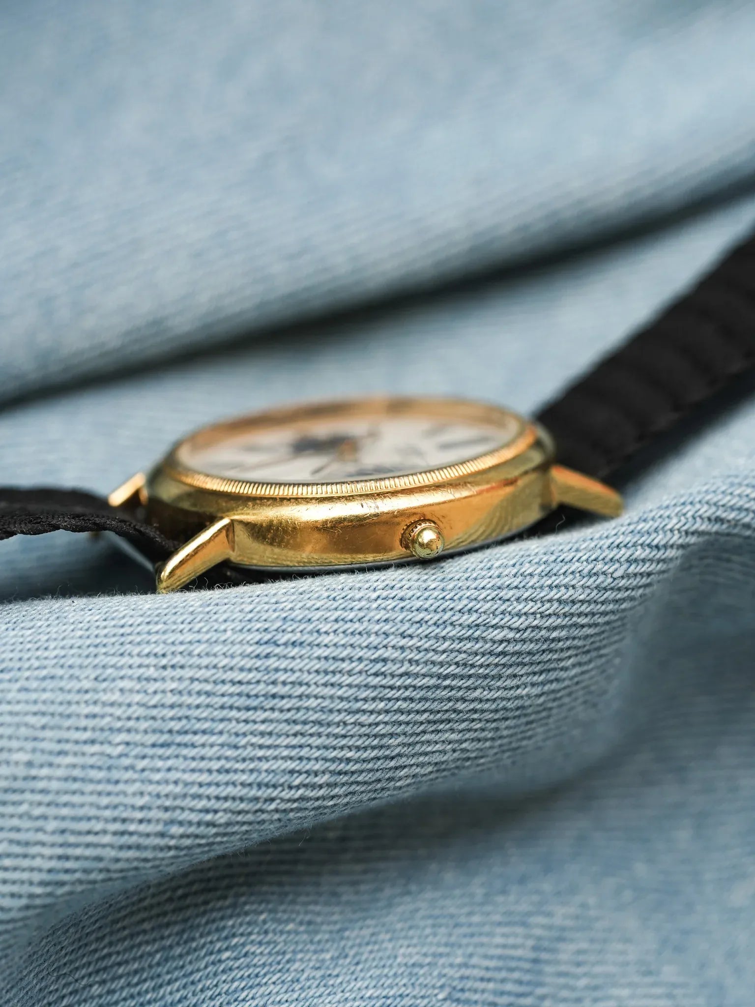 Yema - Paris Calendrier Plaqué Or cannelée - 1990s - Atelier Victor