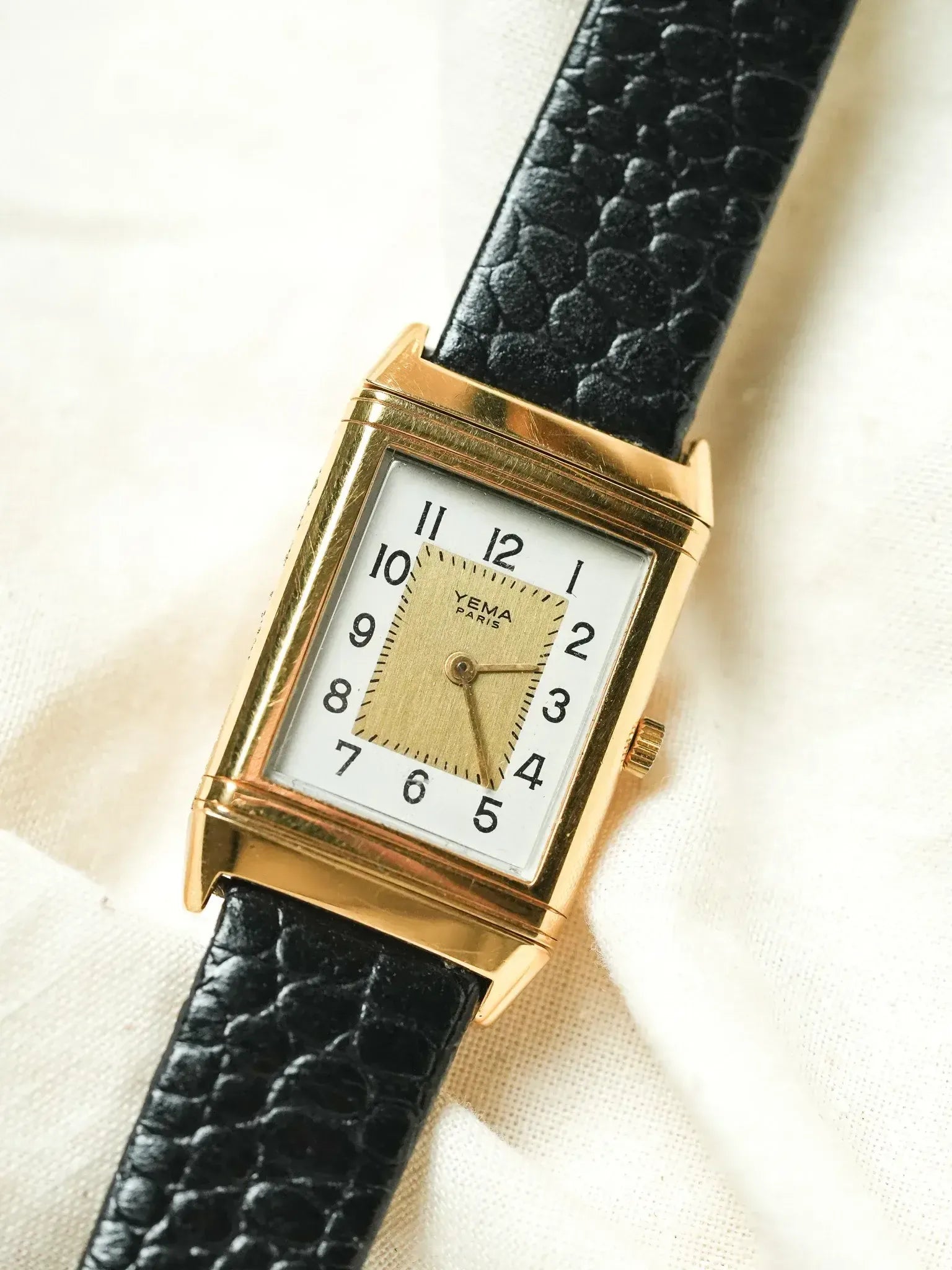 Yema - Paris "Reverso" plaqué or - 1990s - Atelier Victor