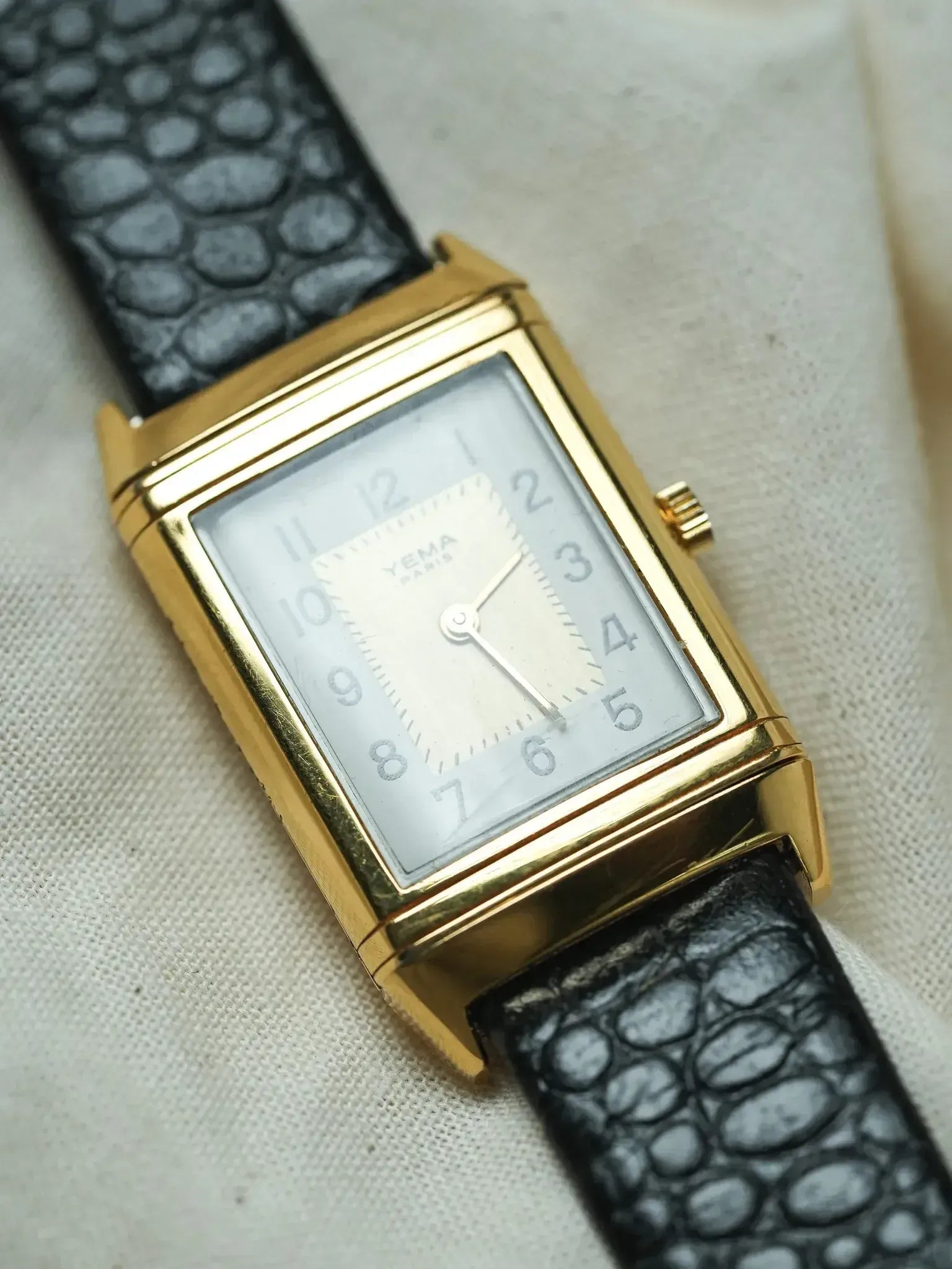 Yema - Paris "Reverso" plaqué or - 1990s - Atelier Victor
