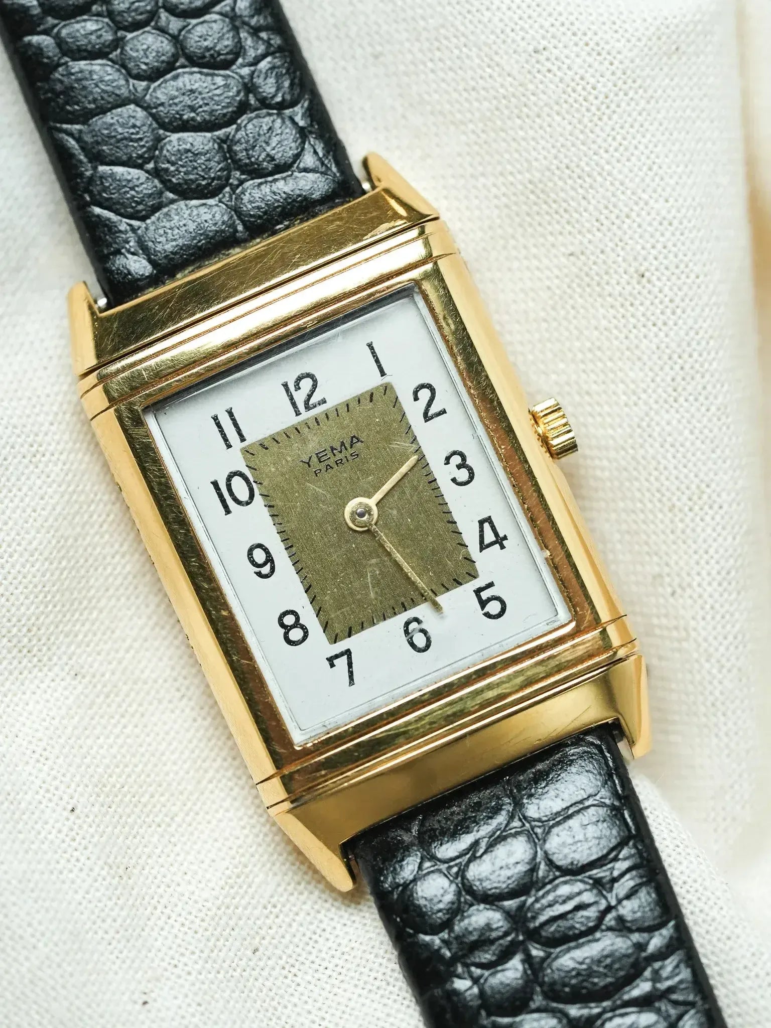 Yema - Paris "Reverso" plaqué or - 1990s - Atelier Victor