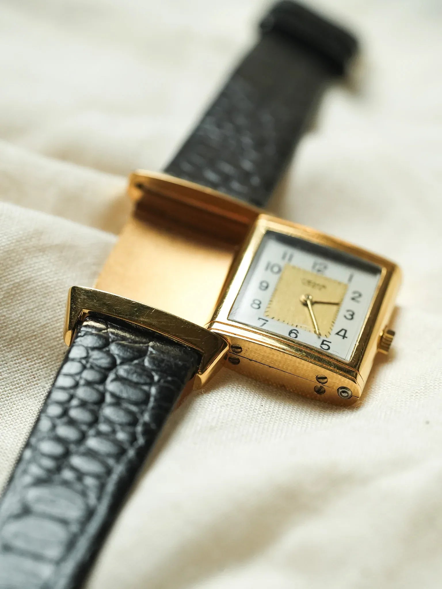 Yema - Paris "Reverso" plaqué or - 1990s - Atelier Victor