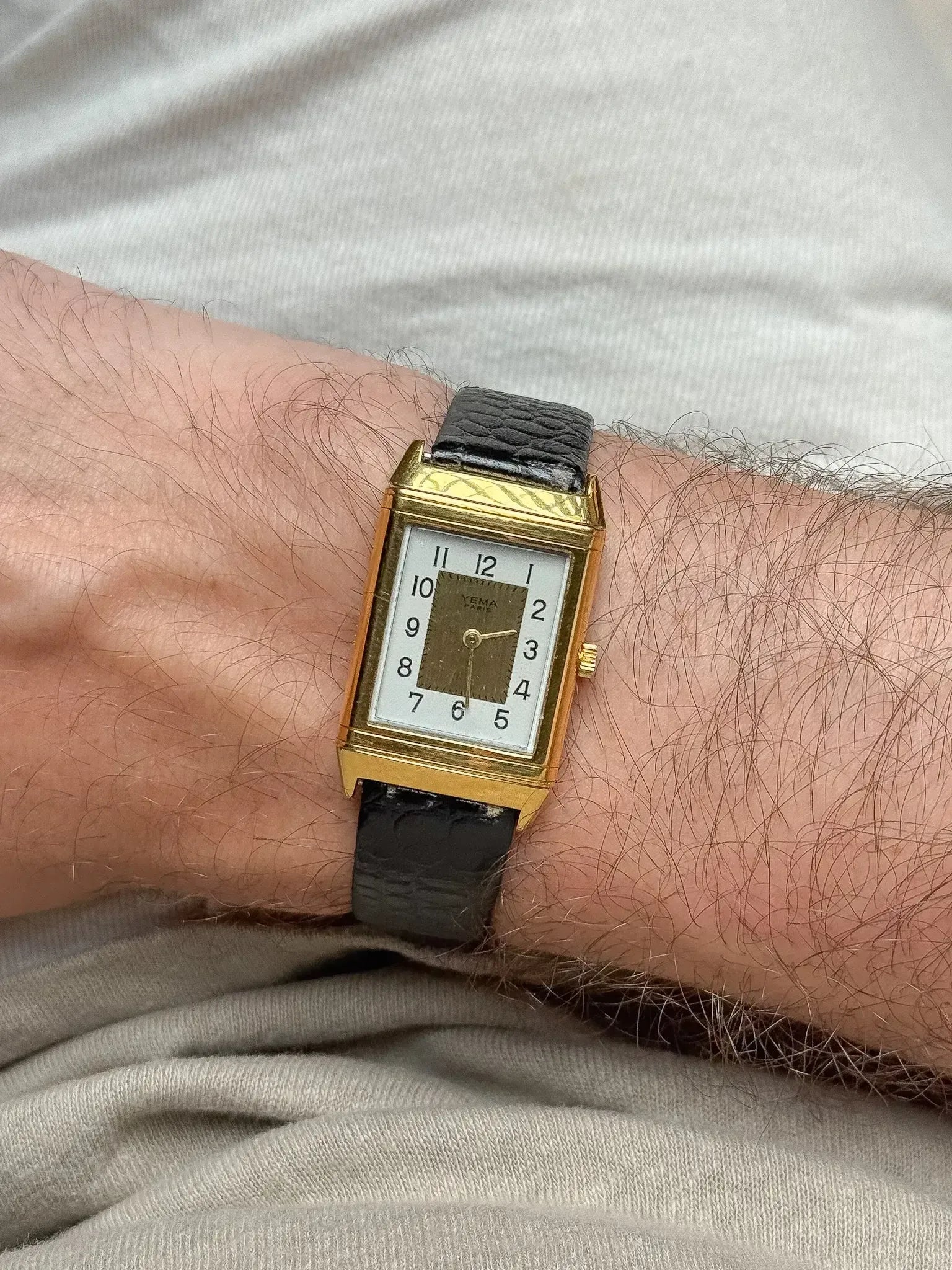 Yema - Paris "Reverso" plaqué or - 1990s - Atelier Victor