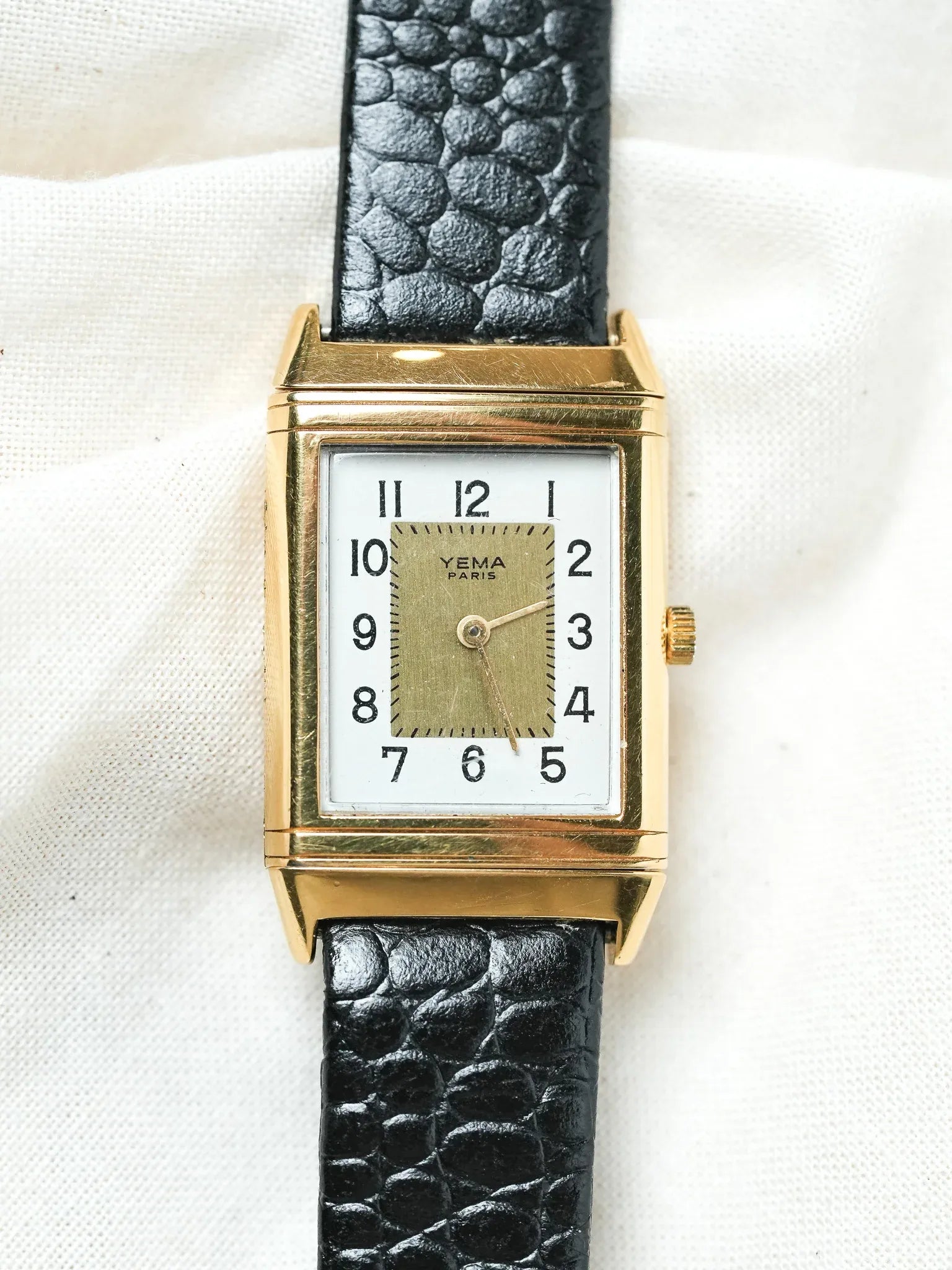 Yema - Paris "Reverso" plaqué or - 1990s - Atelier Victor