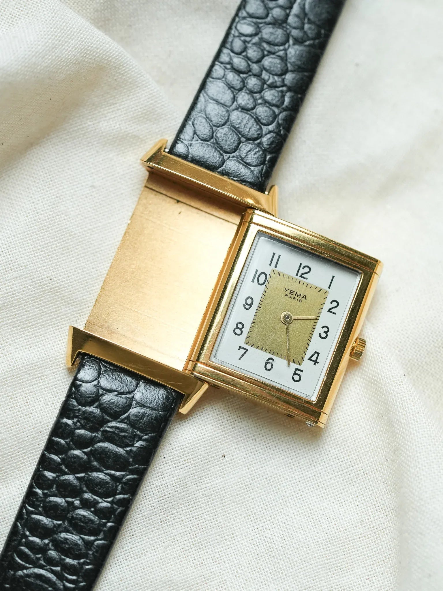 Yema - Paris "Reverso" plaqué or - 1990s - Atelier Victor