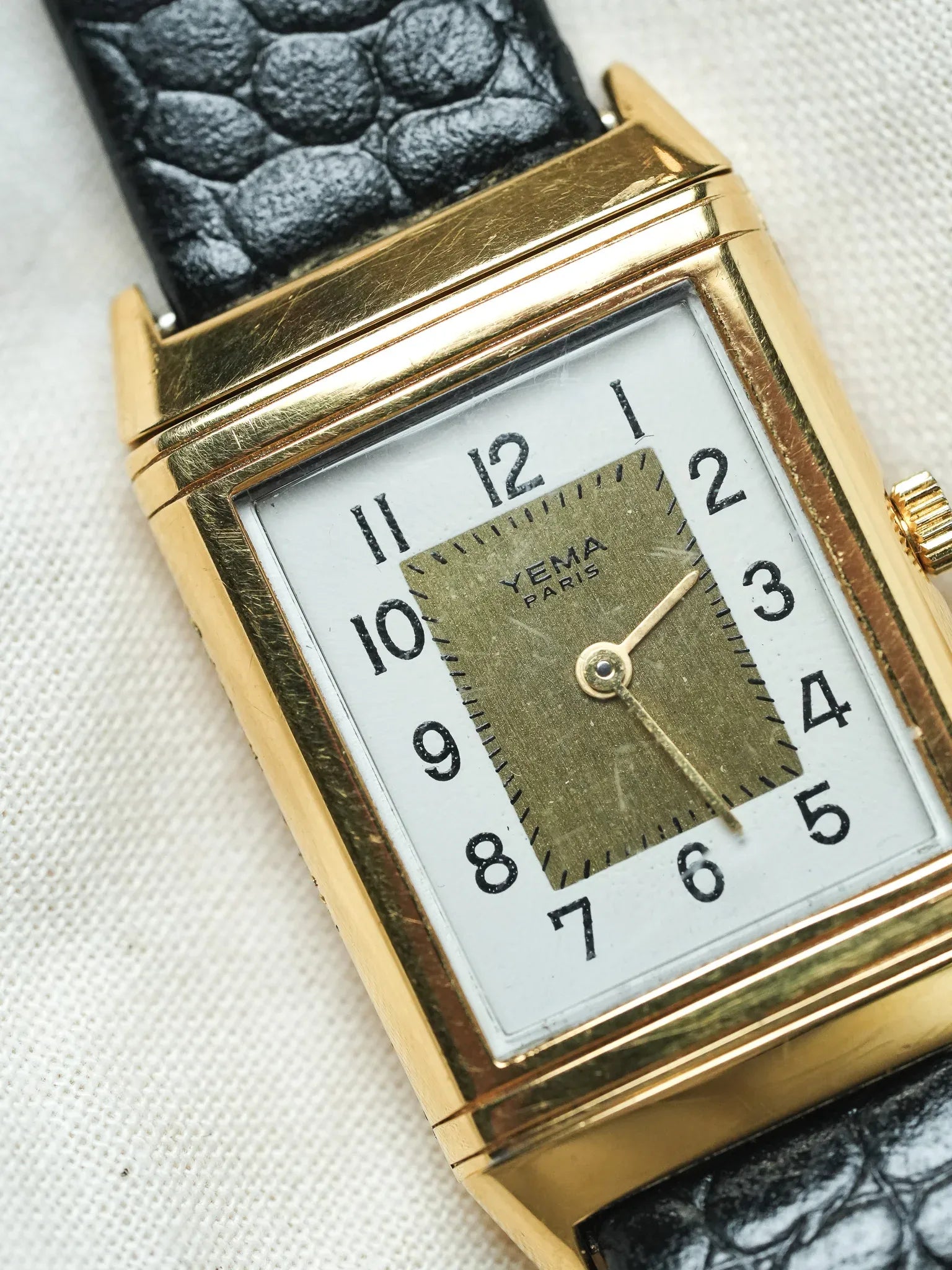 Yema - Paris "Reverso" plaqué or - 1990s - Atelier Victor