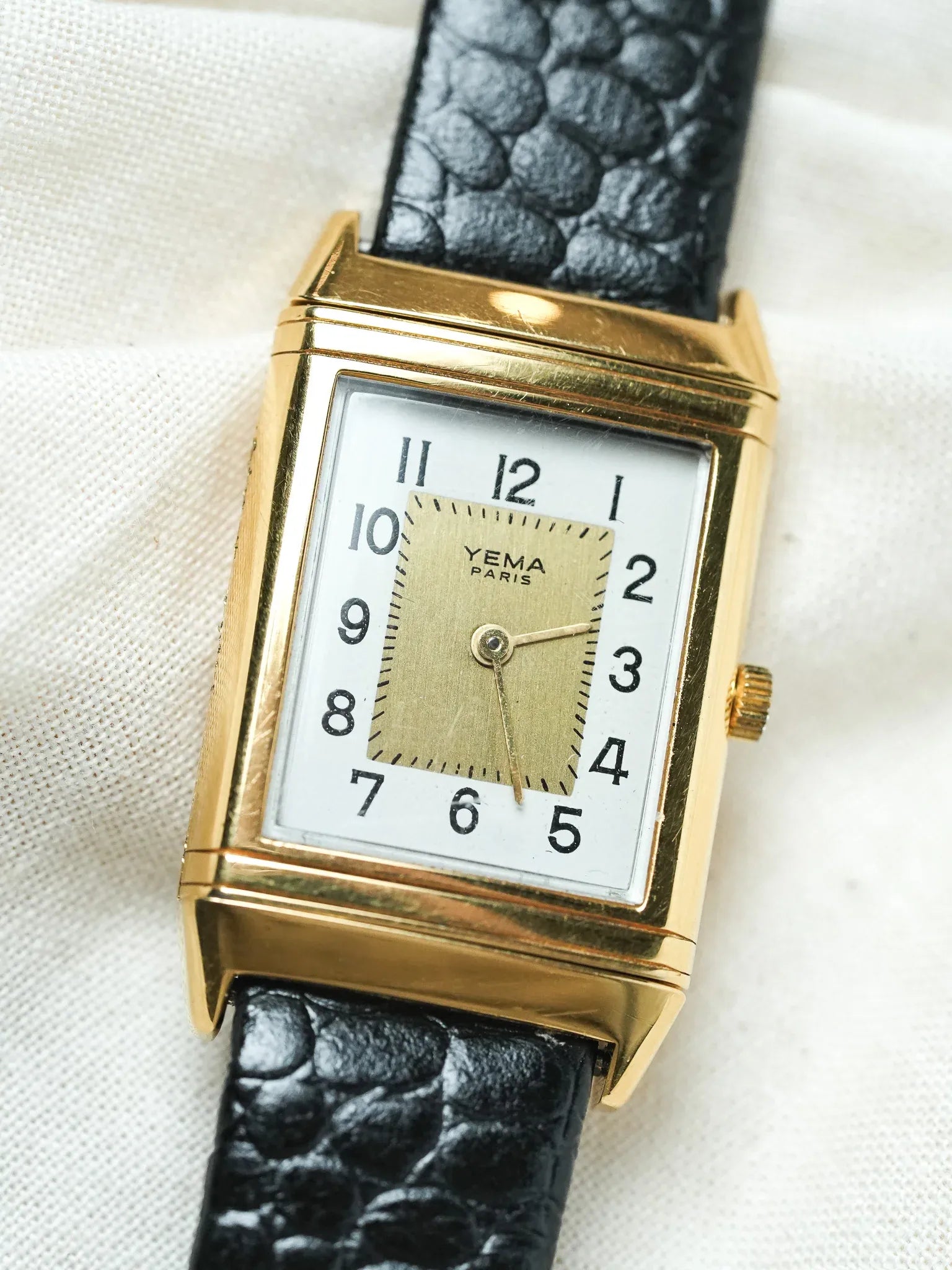 Yema - Paris "Reverso" plaqué or - 1990s - Atelier Victor