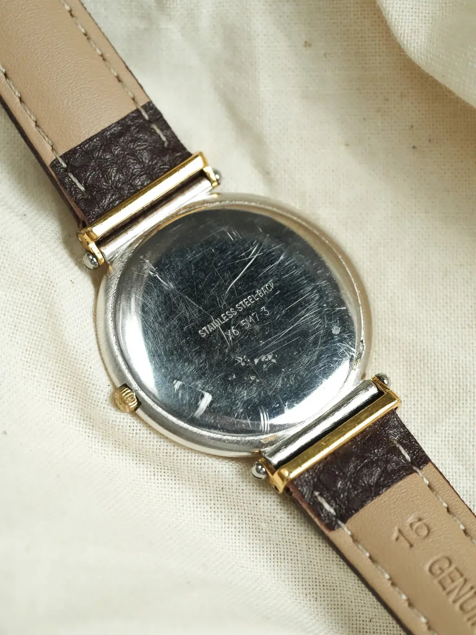 Yema - Paris Rond Acier Or Cornes Centrales - 1980s - Atelier Victor