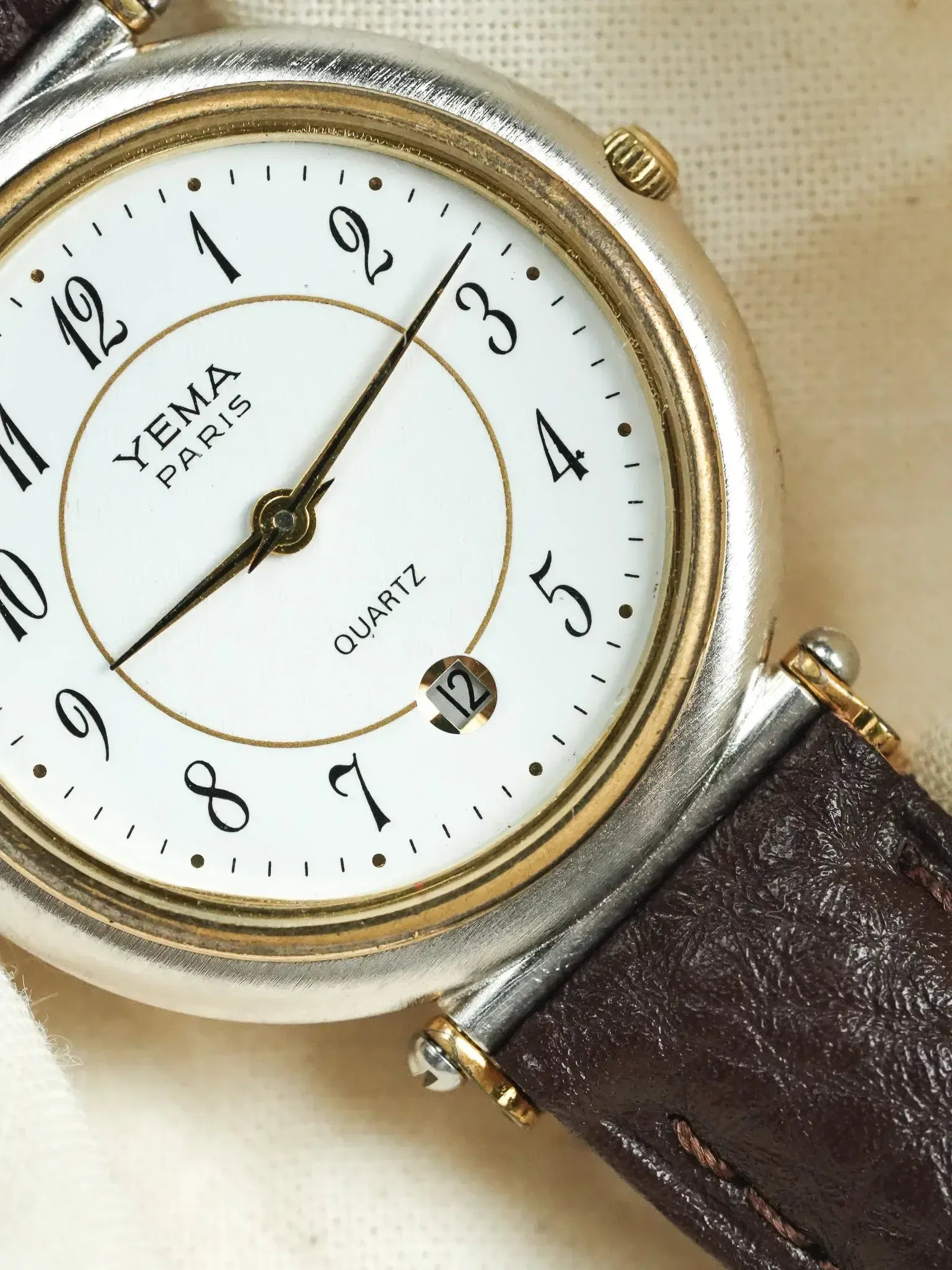 Yema - Paris Rond Acier Or Cornes Centrales - 1980s - Atelier Victor